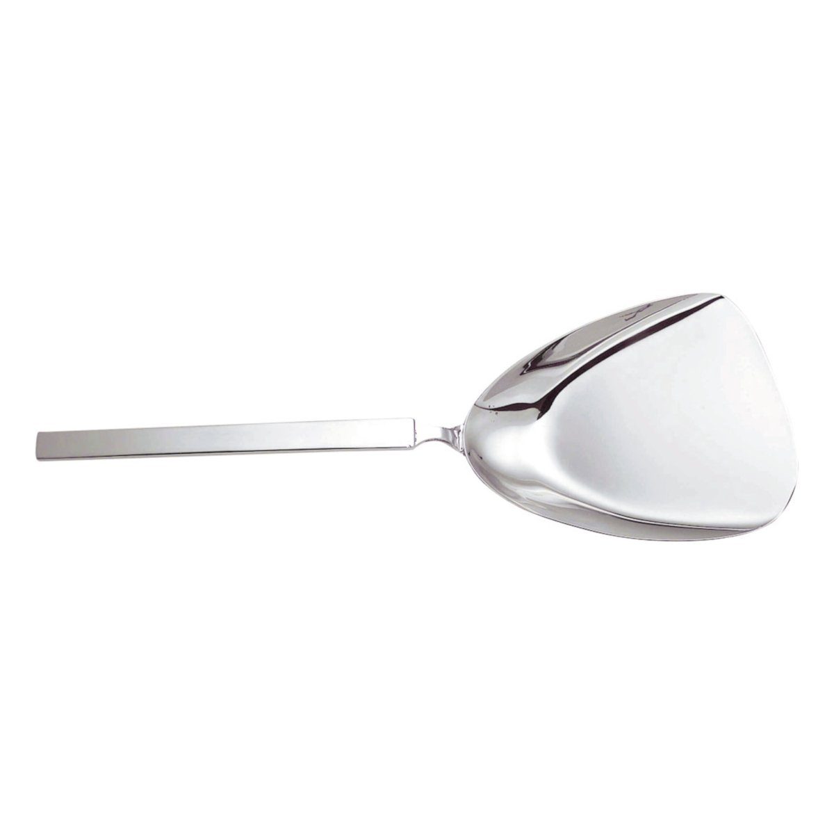 Alessi Servierlöffel Risotto-Servierlöffel DRY, Schaufelähnliche Servierfläche ca. 11 cm lang und 8.5 cm breit vorn