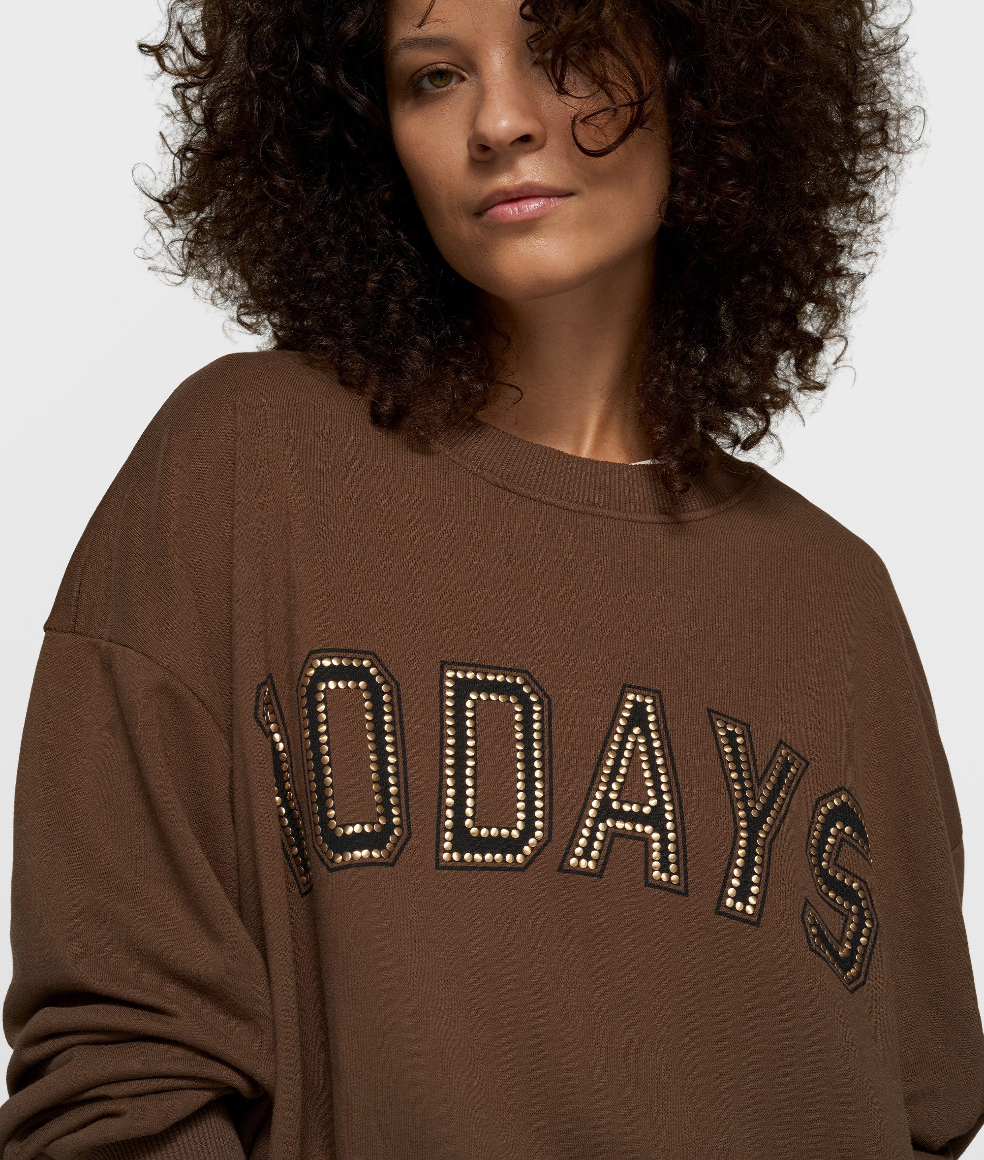 10DAYS Rundhalspullover pleated sweater 10DAYS günstig online kaufen