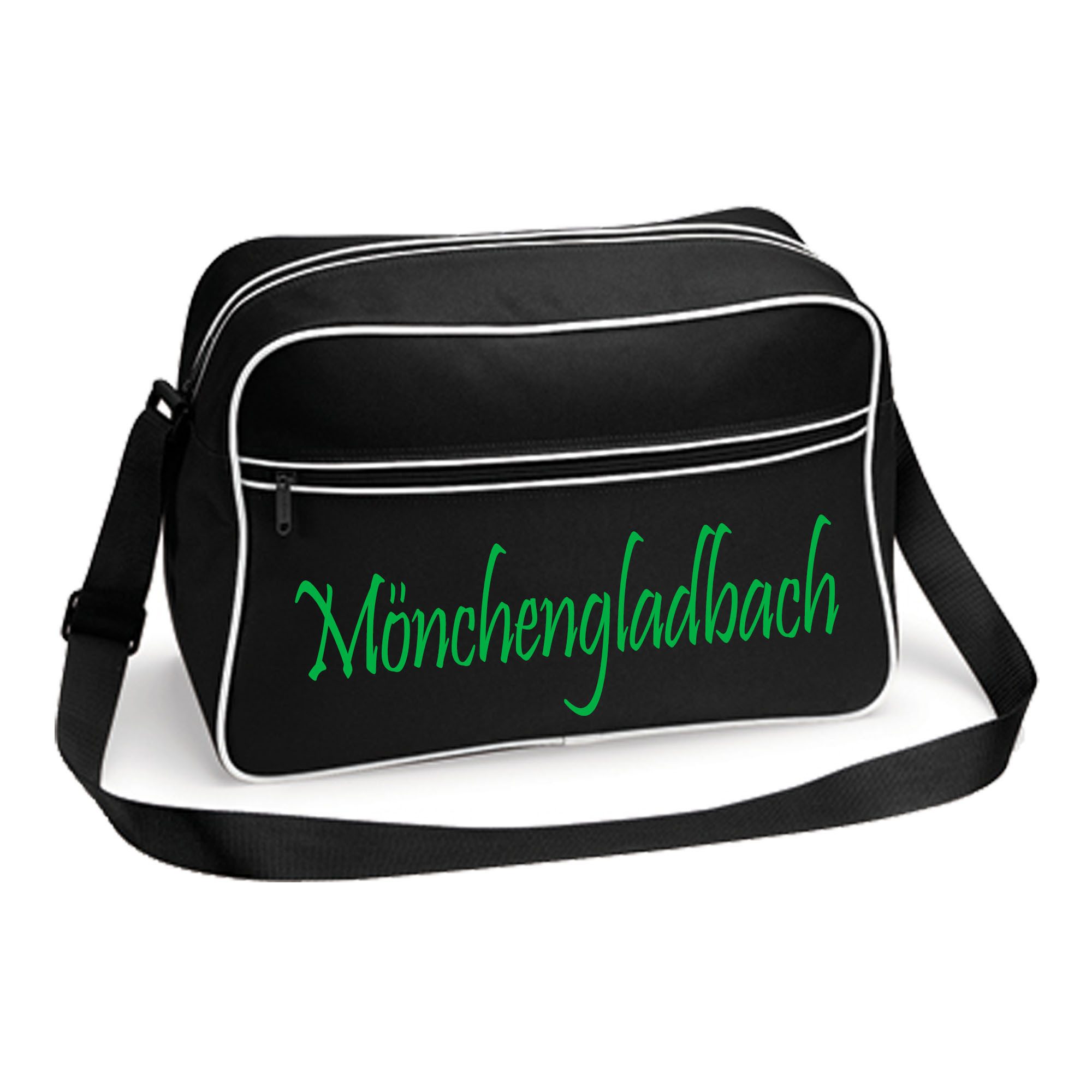 Schultertasche Mönchengladbach - Schriftzug - Tasche