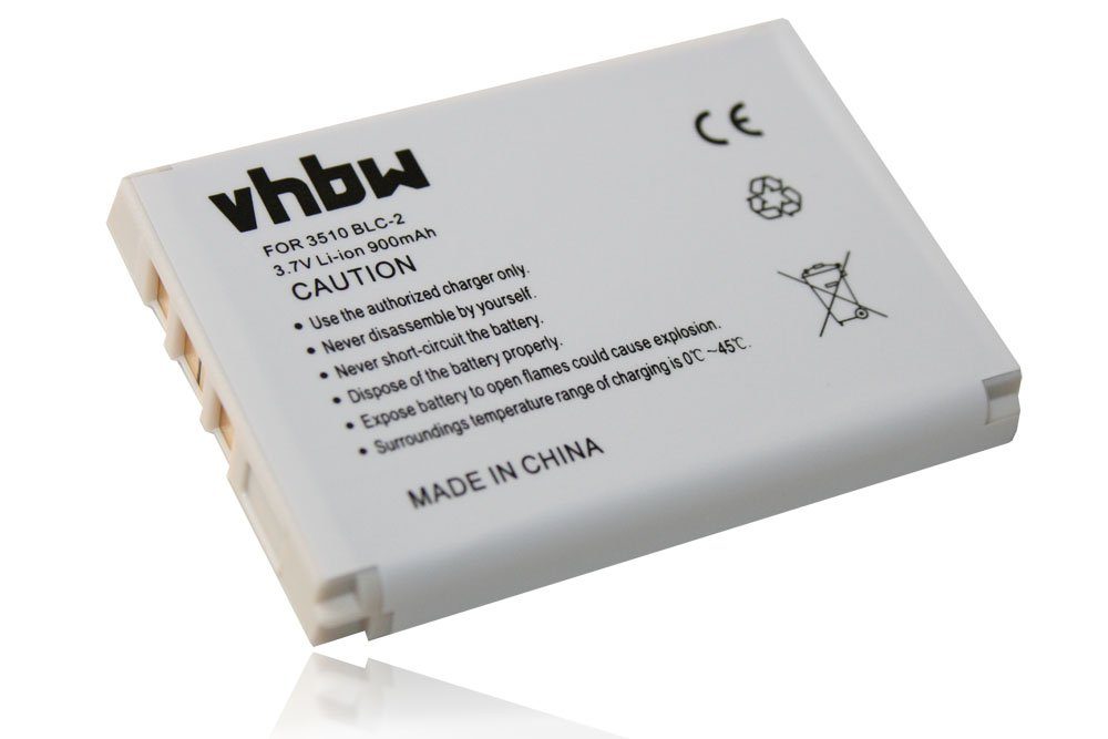 vhbw passend für Nokia 3410, 3510, 3510i, 3520, 3530, 3560, 3570, 3585, Smartphone-Akku 900 mAh