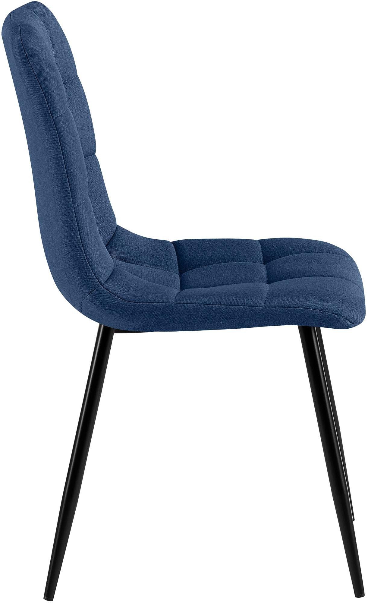 CLP Esszimmerstuhl Antibes Stoff (4er Set), mit Stoffbezug, bis 150 kg – Bild 5 von 5
