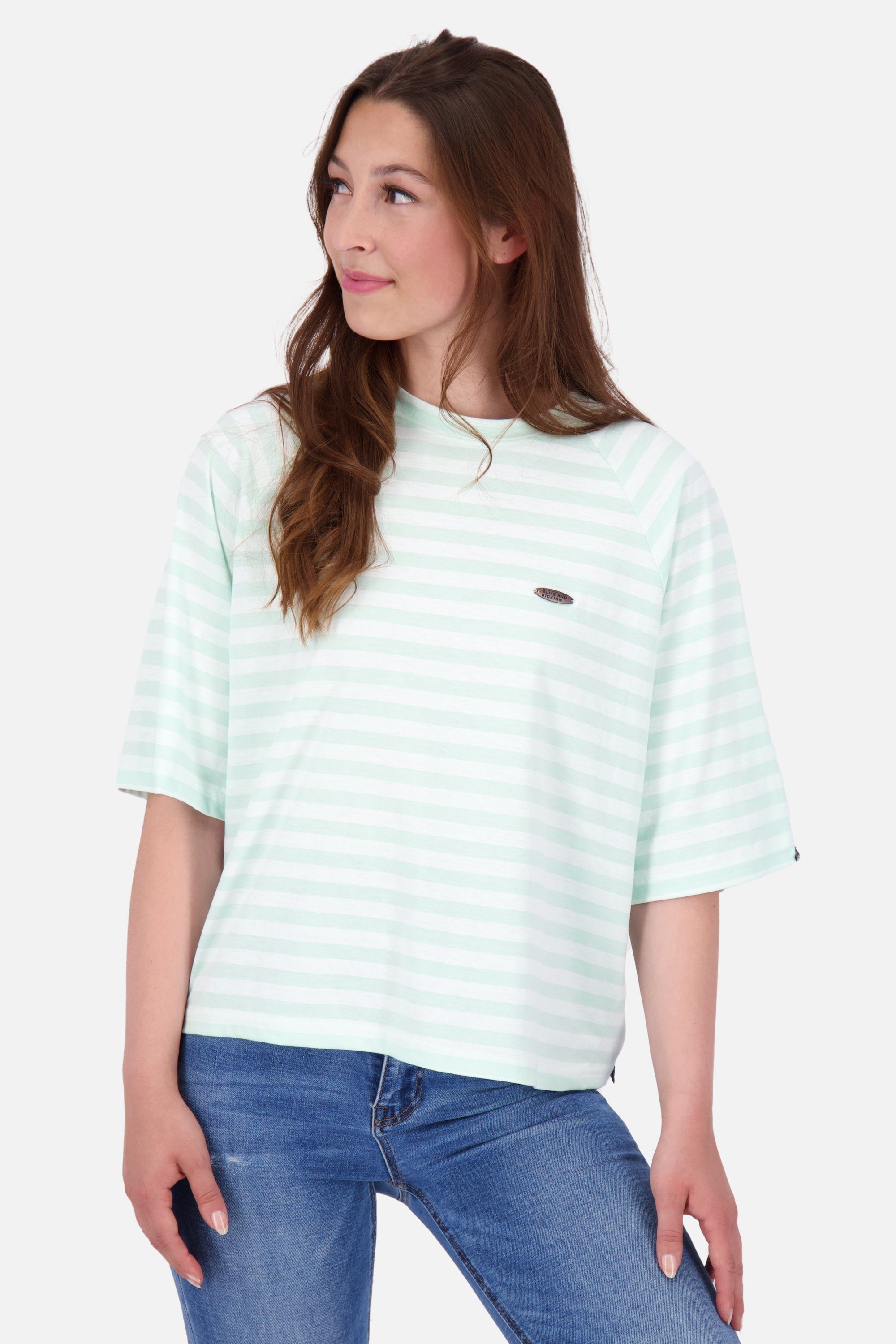 Z Alife Kickin Rundhalsshirt mint Shirt & Damen RubyAK Kurzarmshirt, Shirt