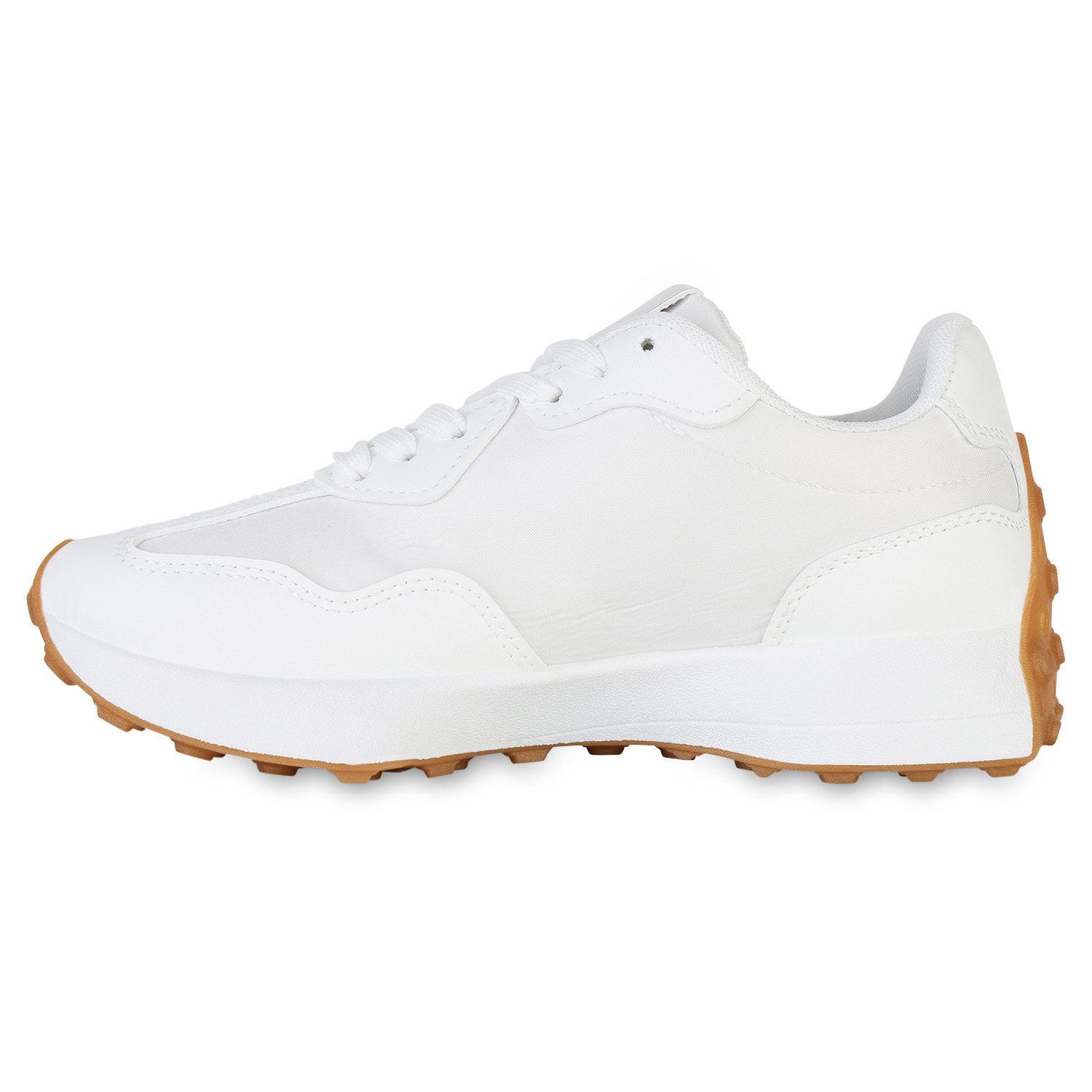 VAN HILL 841561 Plateausneaker Damen Plateau Sneaker Schnürer Profil-Sohle günstig online kaufen