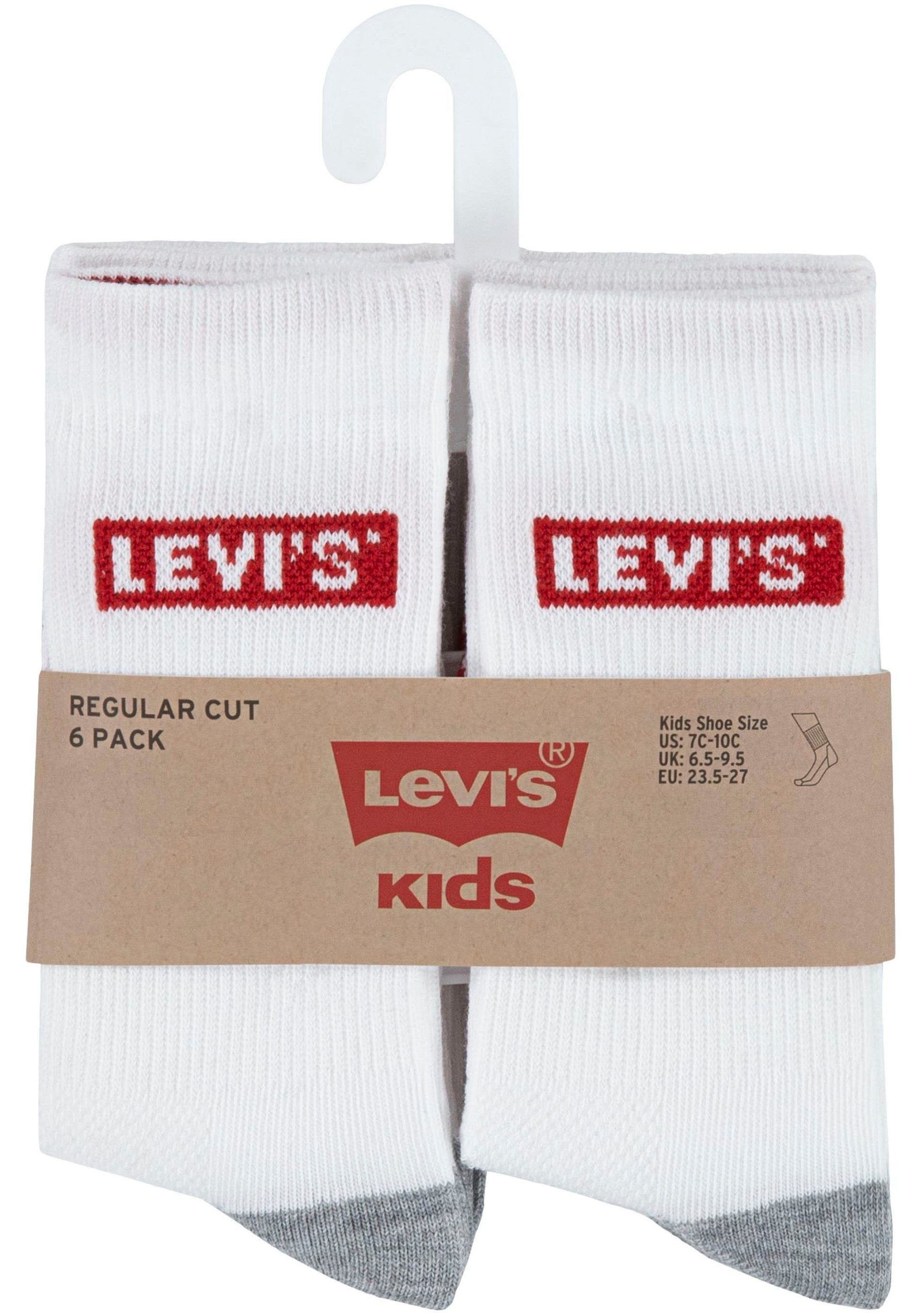 Levi's® Kids Socken LHN BOX TAB HIGH CUT 6PK (Packung, 6-Paar) UNISEX – Bild 3 von 4