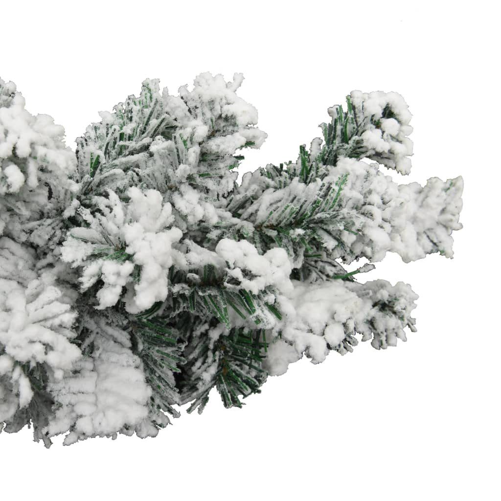 Weihnachtsgirlande Schnee Weihnachtsbaumkugel PVC furnicato 20 Grün m mit