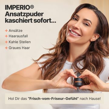 IMPERIO Haaransatz-Farbpuder Ansatzpuder - Das Make-up für Deine Haare