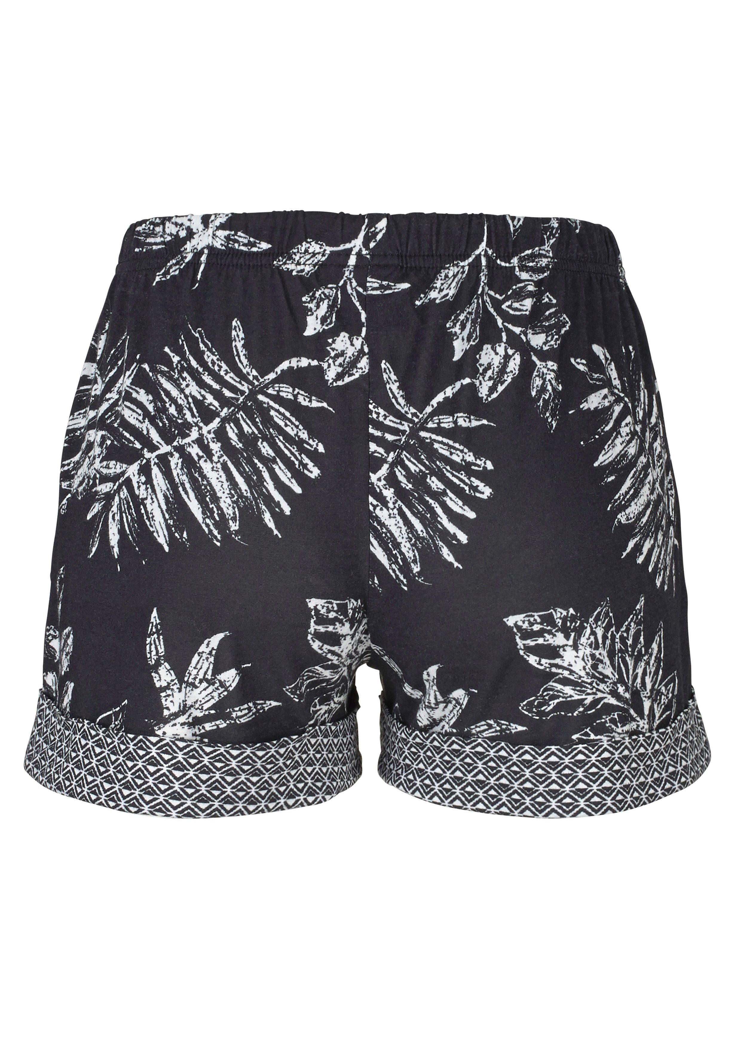 LASCANA Shorty (Set, 2 tlg) im Schwarz-Weiß-Design
