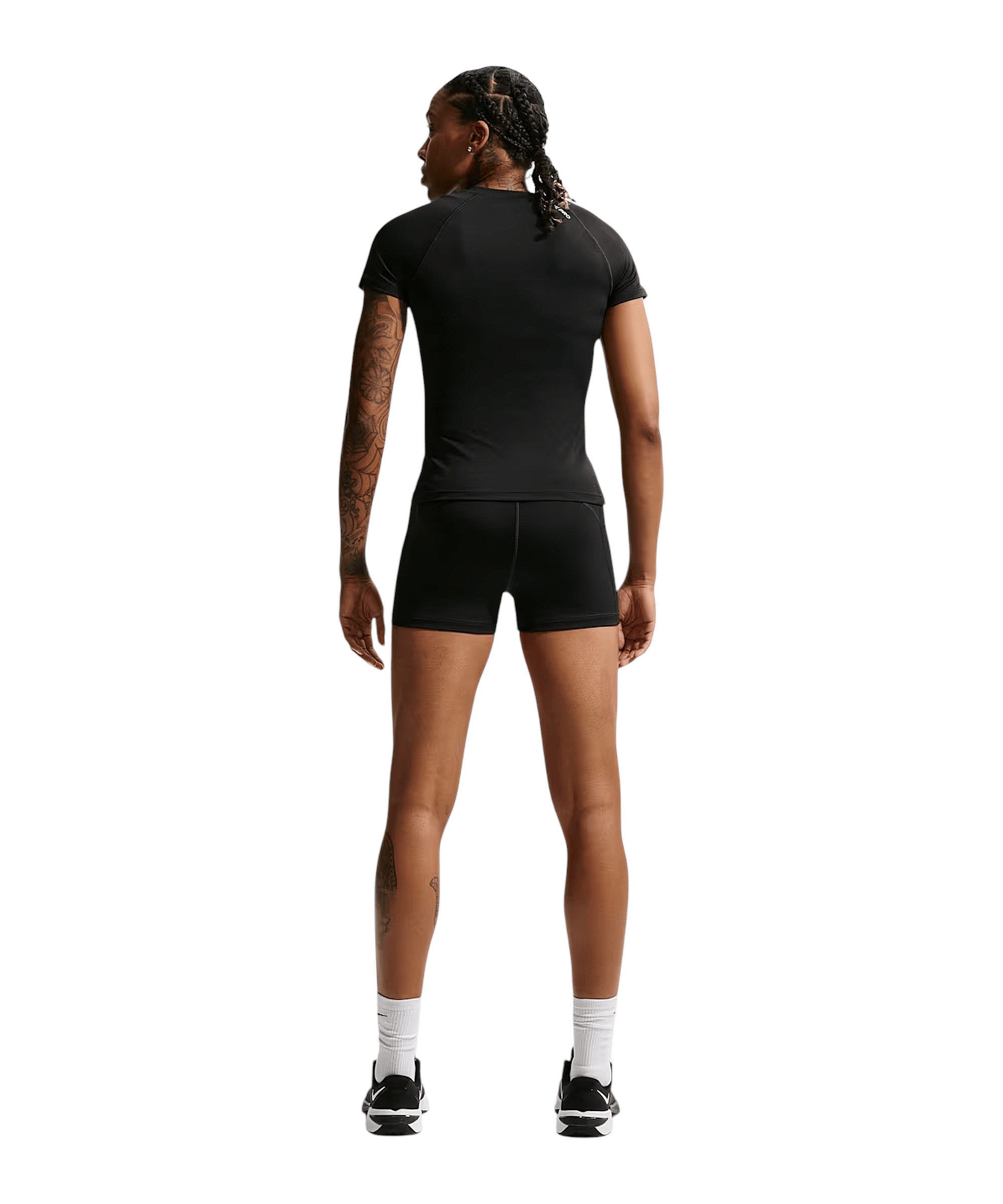 Nike T-Shirt Nike Performance Pro High 3in Biker Short Damen Polyester – Bild 2 von 5