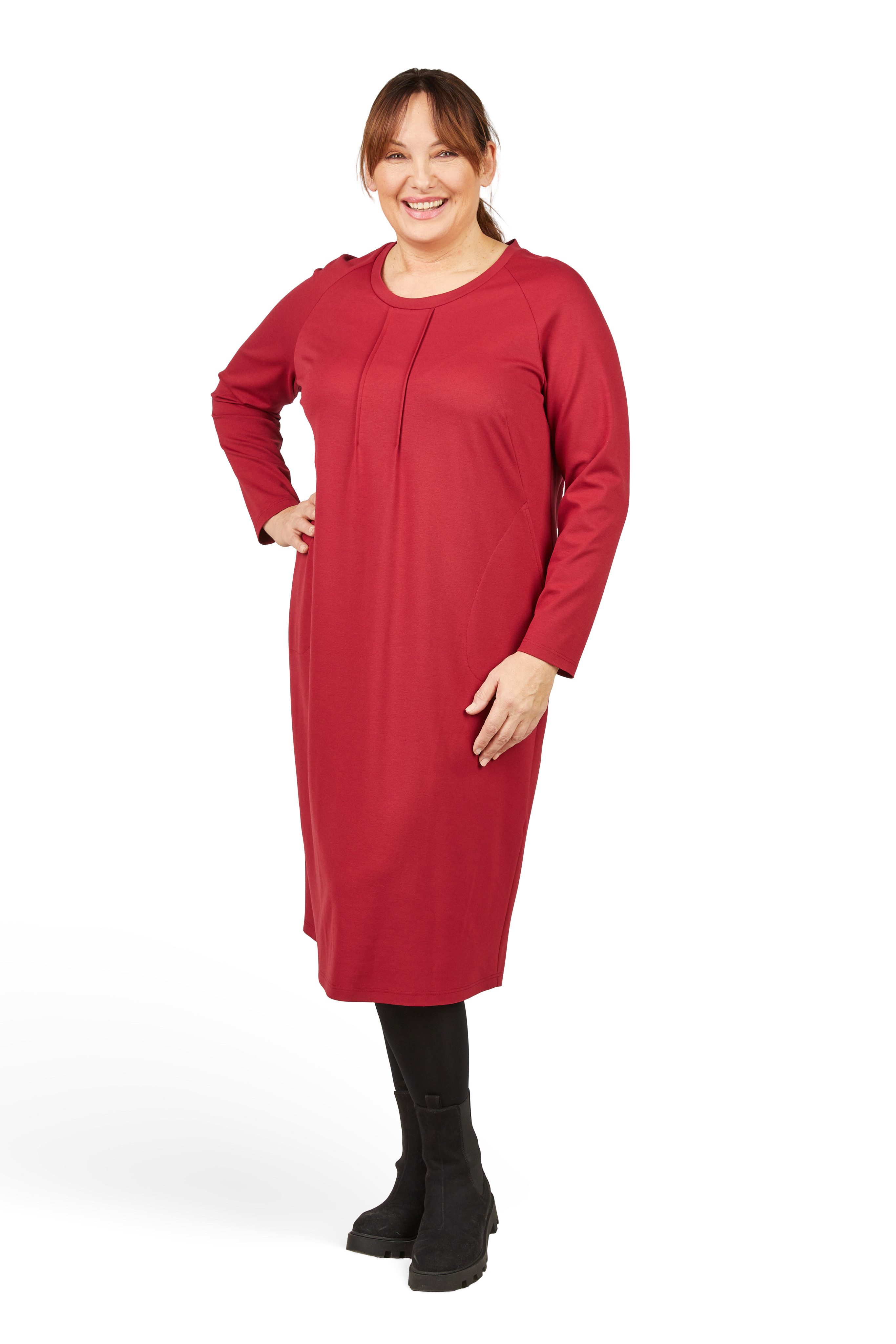 Mona Lisa REDLINE Jerseykleid Große Größen elegant & sportlich