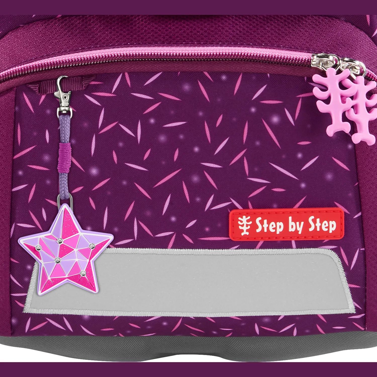 Step by Step Schulranzen-Patch Happy Charms