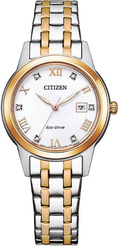Citizen Solaruhr FE1246-85A, Armbanduhr, Damenuhr