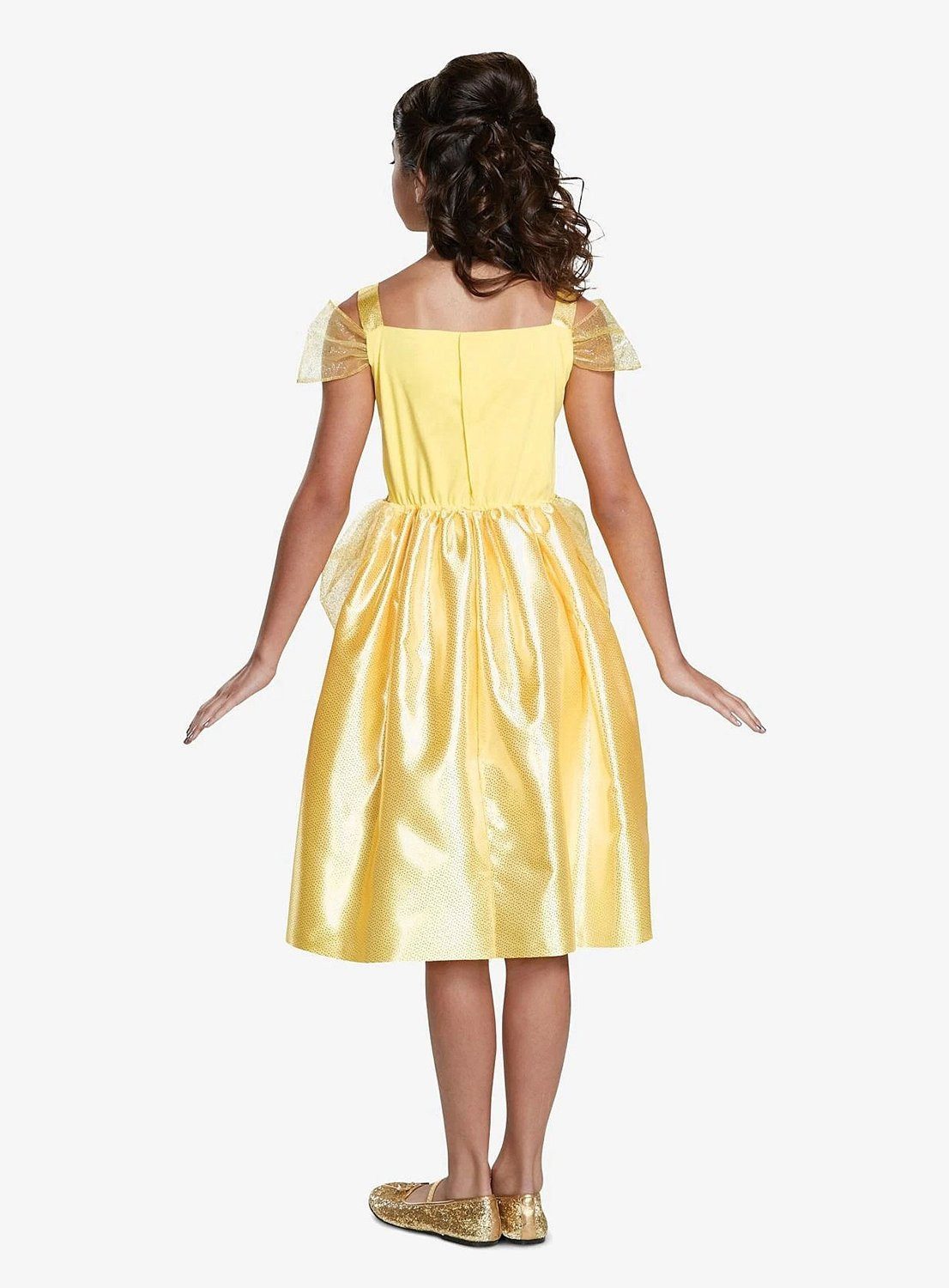 Metamorph Prinzessin-Kostüm Die Schöne und das Biest – Belle Kostüm für Kinder, Prinzessinenkleid für Kinder aus dem Disney-Animationsfilm