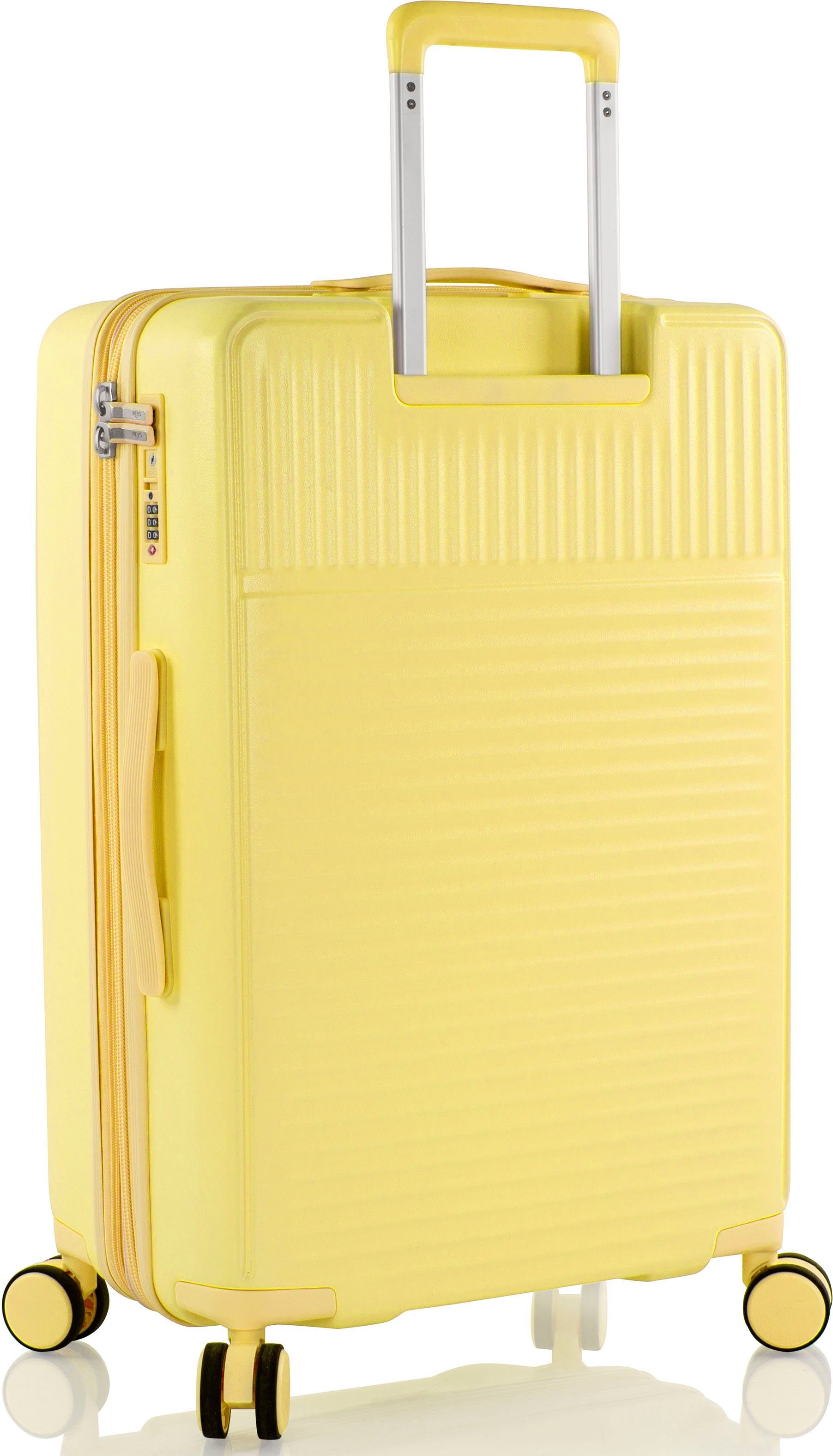 Hartschalen-Trolley yellow cm, 66 Pastel, Heys 4 Rollen