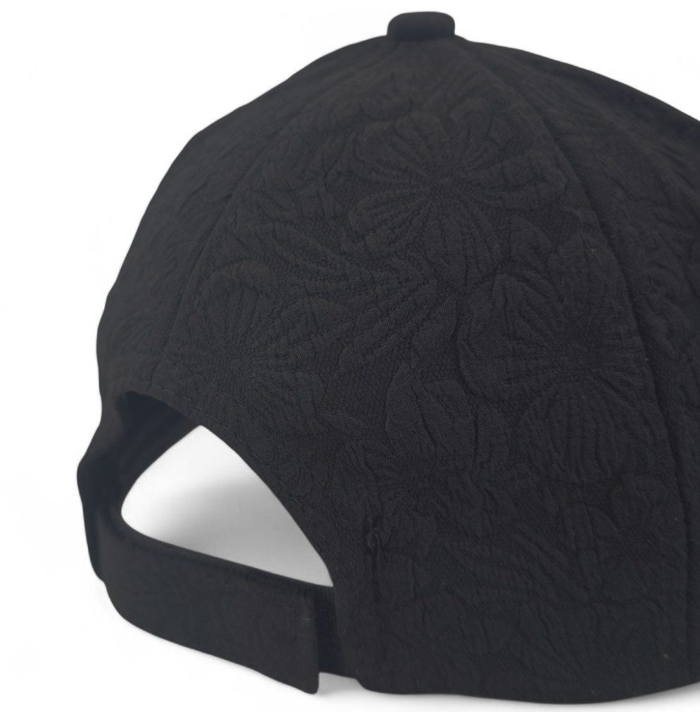 styleBREAKER Baseball Cap Basecap mit Blumen Muster Ton in Ton (1-St)