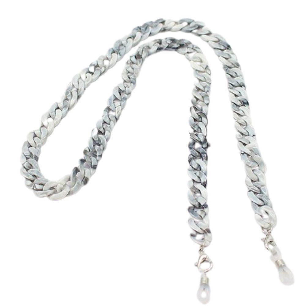 BUNGSA Ketten-Set Окуляри-Kette Lanyard mamoriert aus Acryl Damen - in 3 verschiedenen (1 Окуляриkette, 1-tlg), Окуляриschmuck