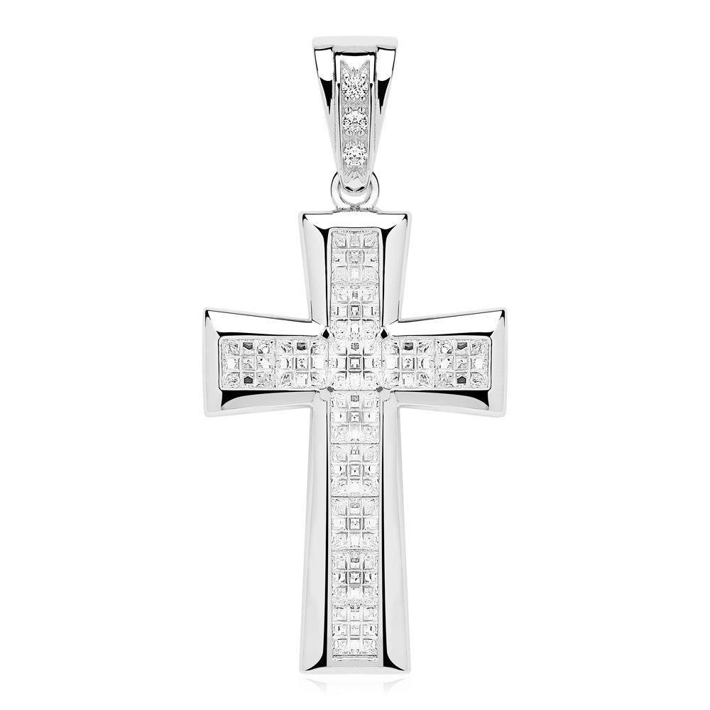 Unique Kettenanhänger Kreuz Anhänger mit Zirkonia günstig online kaufen