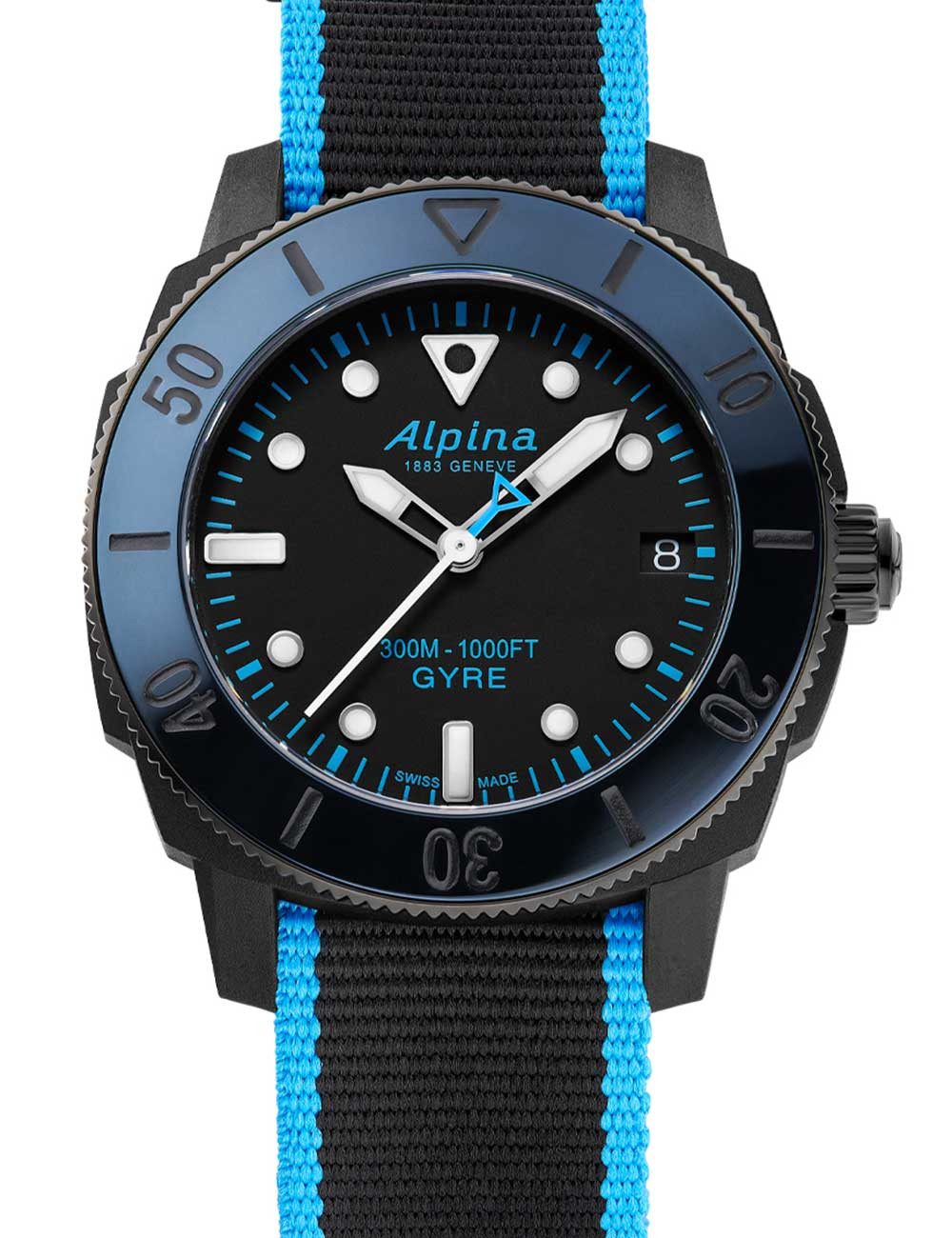 Alpina Automatikuhr Alpina AL-525LBN3VG6 Damenuhr Seastrong Ladies Diver Comtesse Gyre 36m Alpina AL-525LBN3VG6 Damenuhr Seastrong Ladies Diver Comtesse Gyre 36mm 30ATM