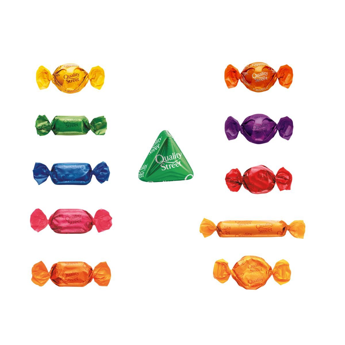 Nestlé Süßigkeit Quality Street, Pralinenmischung und Toffees, Box, 265 g, 265 g