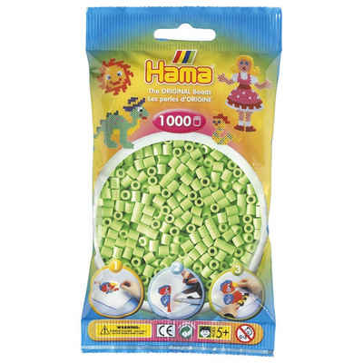 Hama Perlen Bügelperlen Hama Beutel mit 1000 Bügelperlen pastell-grün
