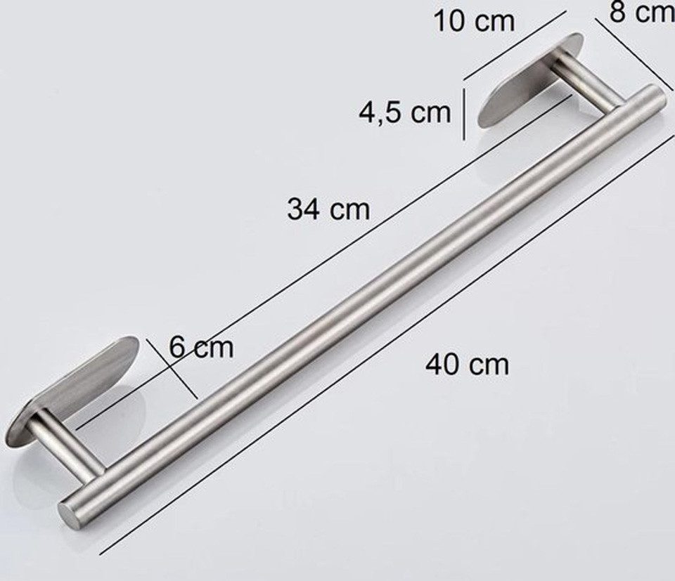 Coonoor Handtuchhalter ohne Bohren Edelstahl Handtuchstange Selbstklebend, günstig online kaufen