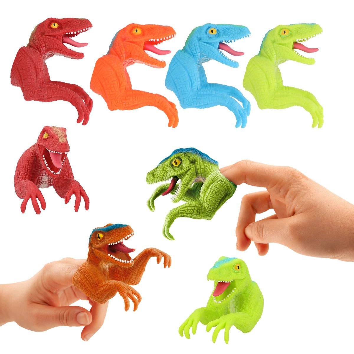 Depesche Spiel DEPESCHE Dino World Crawler - Wackelige Raubsaurier-Fingerpuppe
