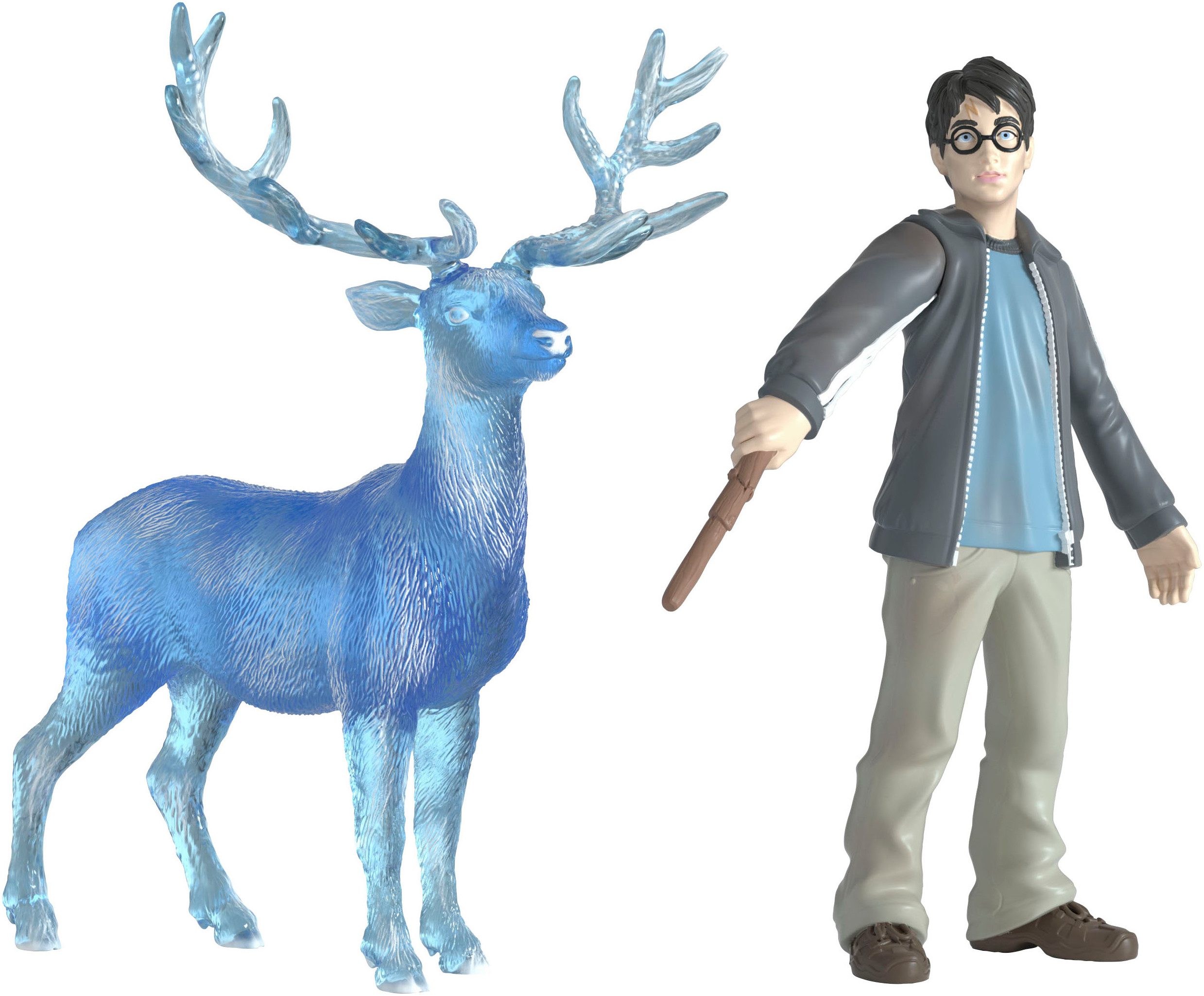 Schleich® Spielfigur WIZARDING WOLRD™, Harry Potter & Patronus (42680)