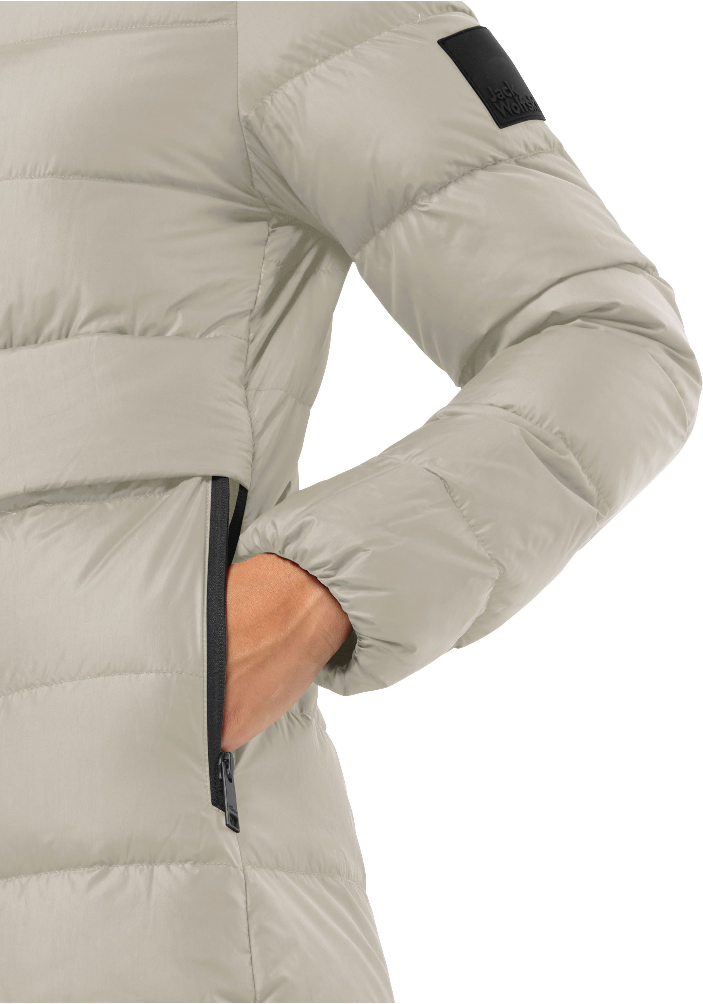 Jack Wolfskin Daunenmantel LENAUPLATZ Wärmend, winddicht, Übergangsjacke