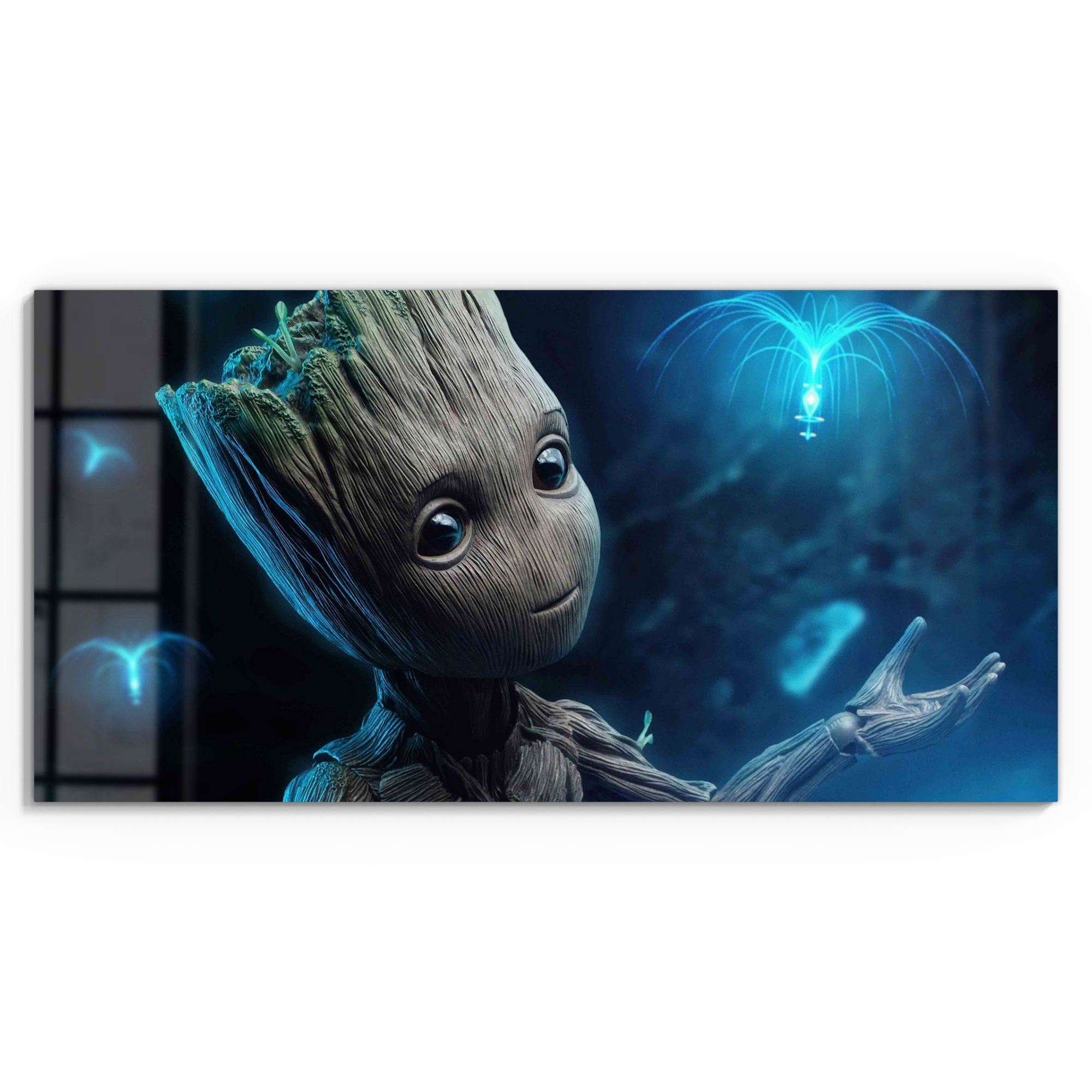 DEQORI Glasbild 'Niedlicher Baby Groot', 'Niedlicher günstig online kaufen