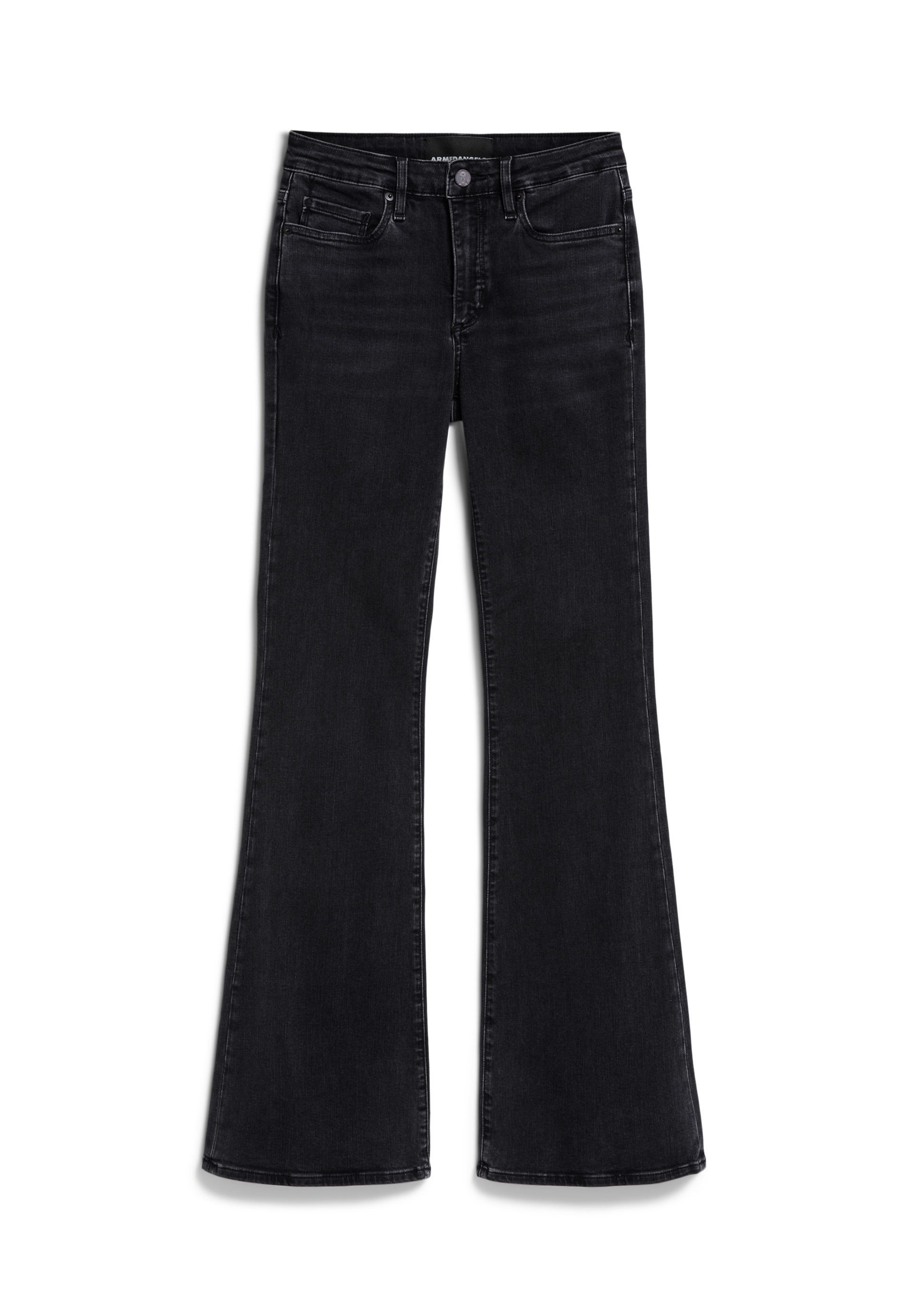 Armedangels Slim-fit-Jeans ANAMAA Flared Jeans Bio-Baumwoll Mix X-Stretch (X-Stretch) Mid waist