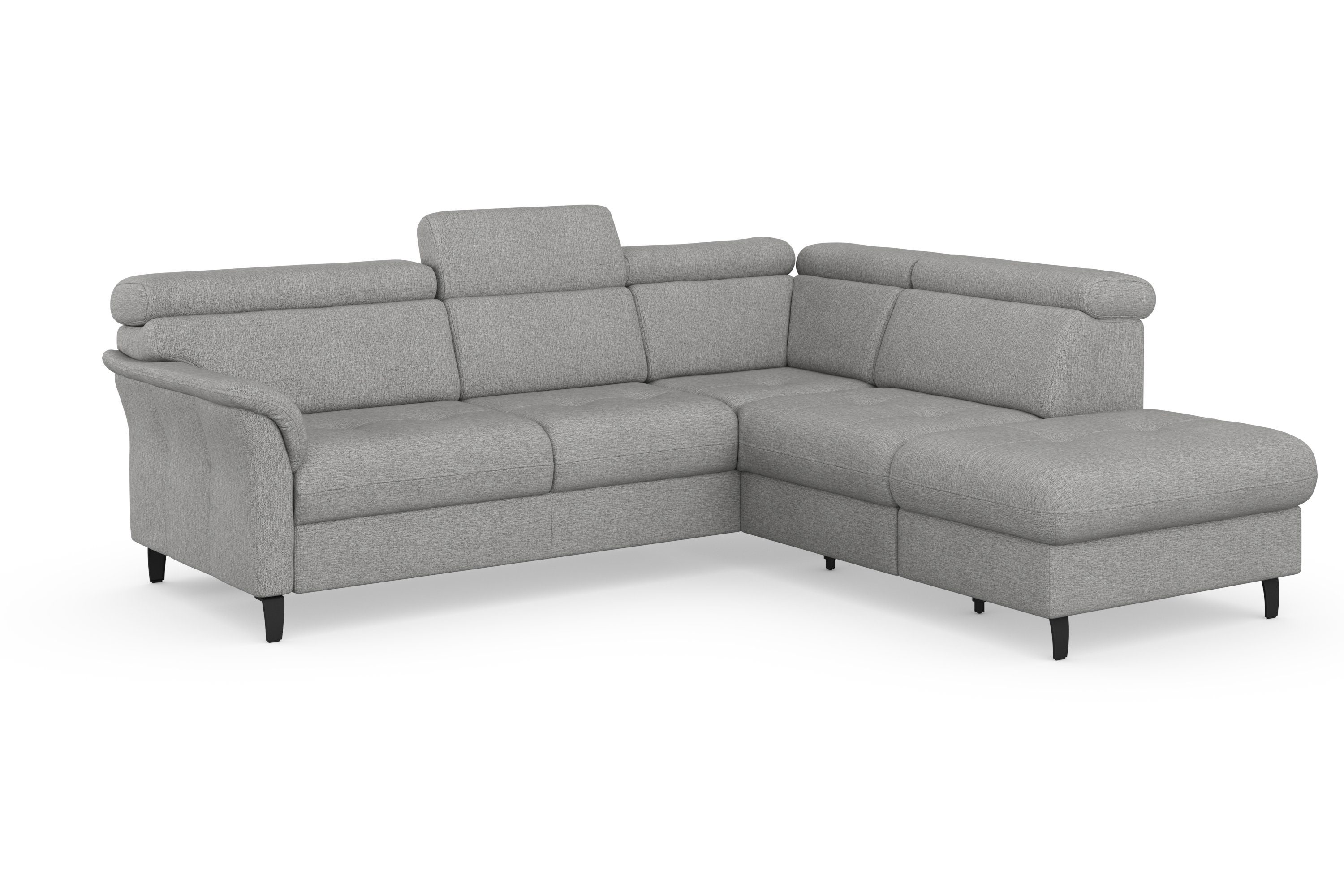 sit&more Ecksofa Marano, inklusive wahlweise Bettkasten Kopfteilverstellung, Bettfunktion, mit