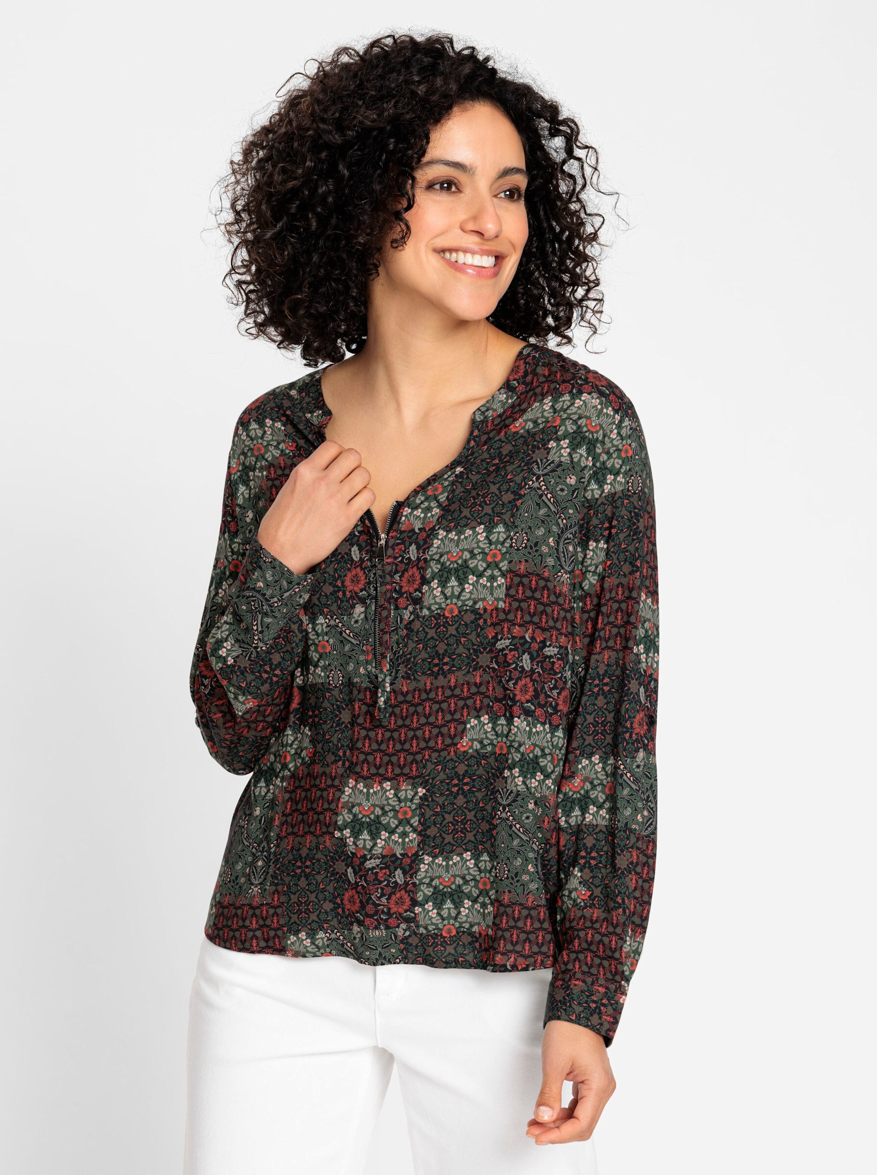 Witt Klassische Bluse Langarmbluse