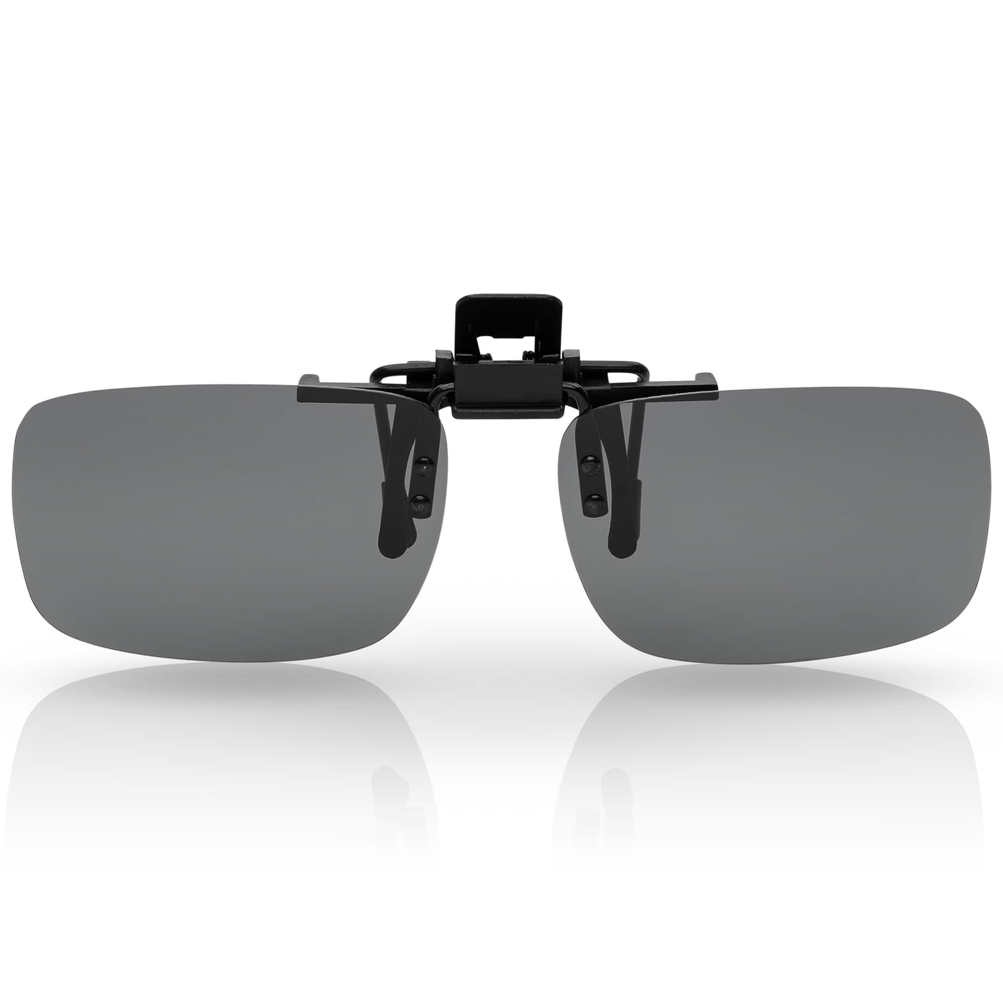 BEZLIT Eyewear Wayfarer Brillen Aufsatz Polarisiert Clip On (1-St) mit polarisierten Linsen Schwarz