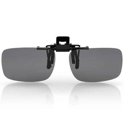 BEZLIT Eyewear Wayfarer Brillen Aufsatz Polarisiert Clip On (1-St) mit polarisierten Linsen