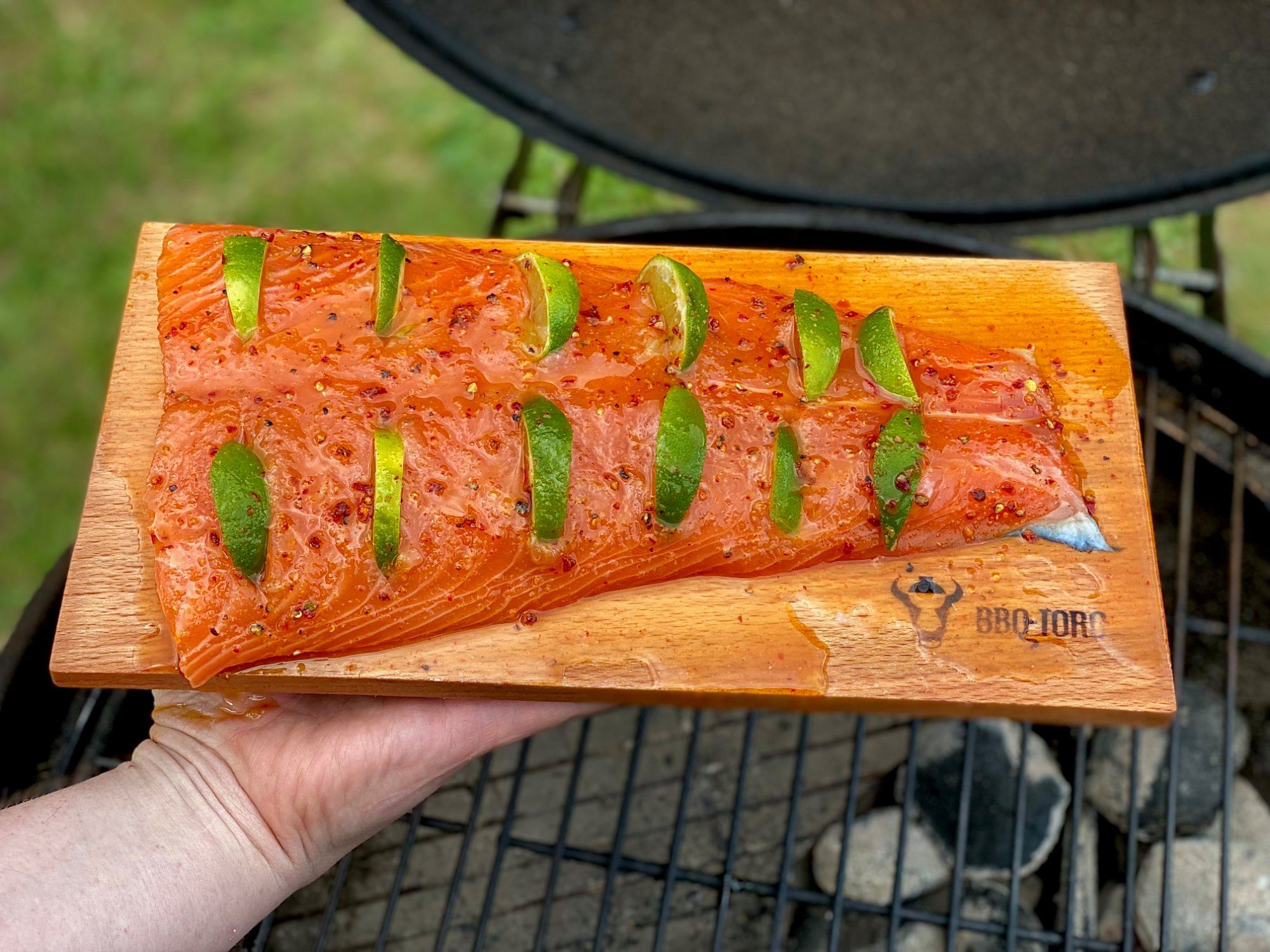BBQ-Toro Räucherbrett Räucherbrett aus 100 % Buchenholz (4 Stk), 30 x 15 x 1 cm, Grillen, Holz