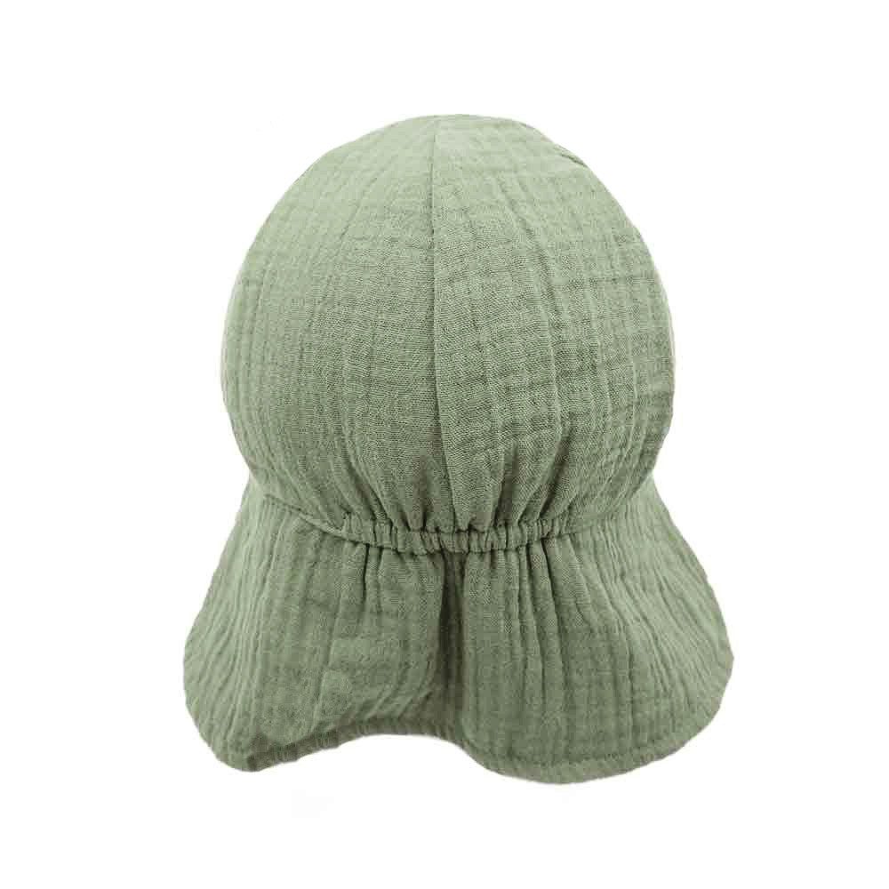 MAXIMO Schirmmütze Musselin, Nackenschutz, Bindeband, Unisex, UV-Schutz