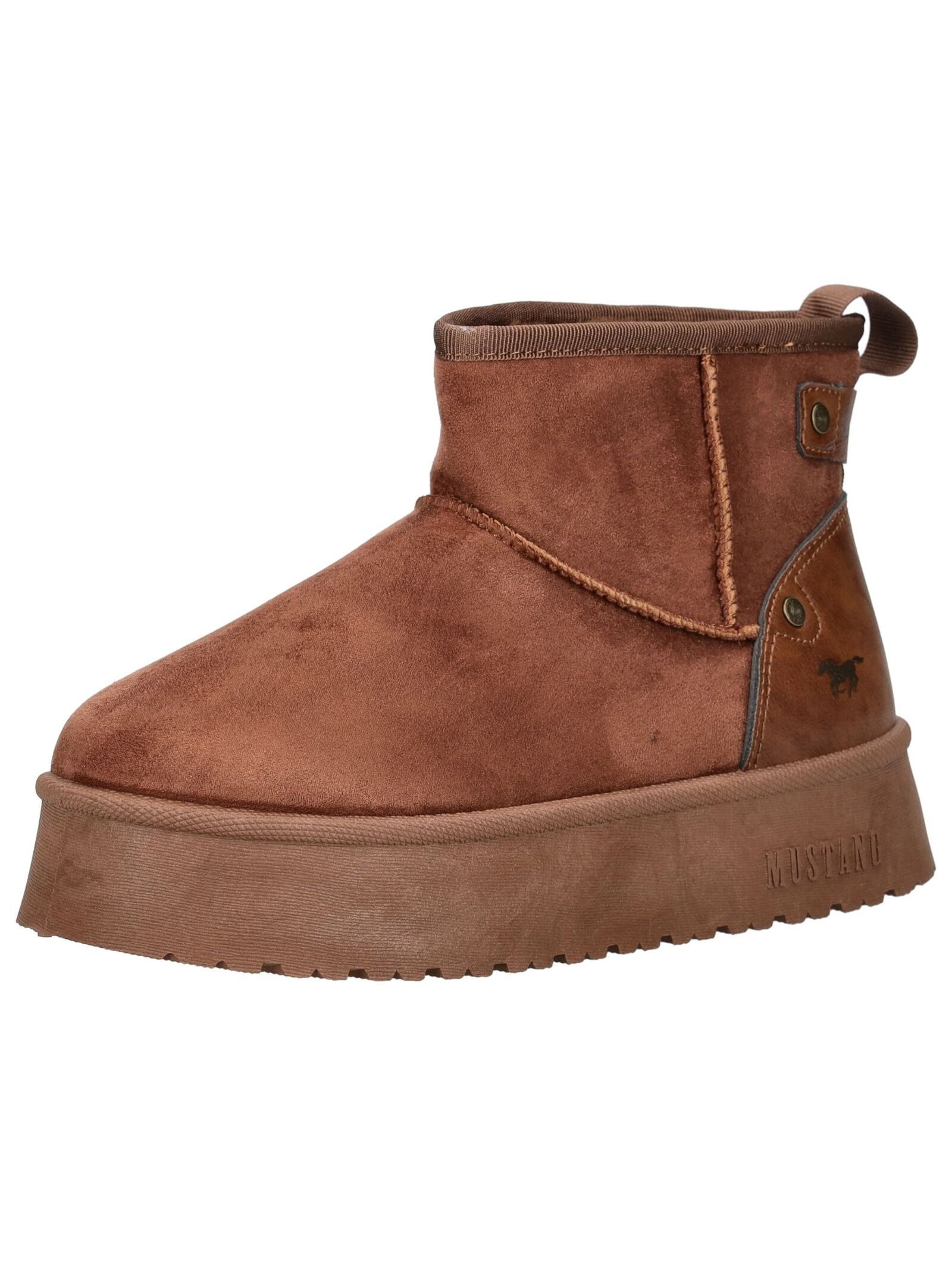 Mustang Shoes Mustang Shoes Stiefelette Veloursleder/Textil Stiefelette günstig online kaufen