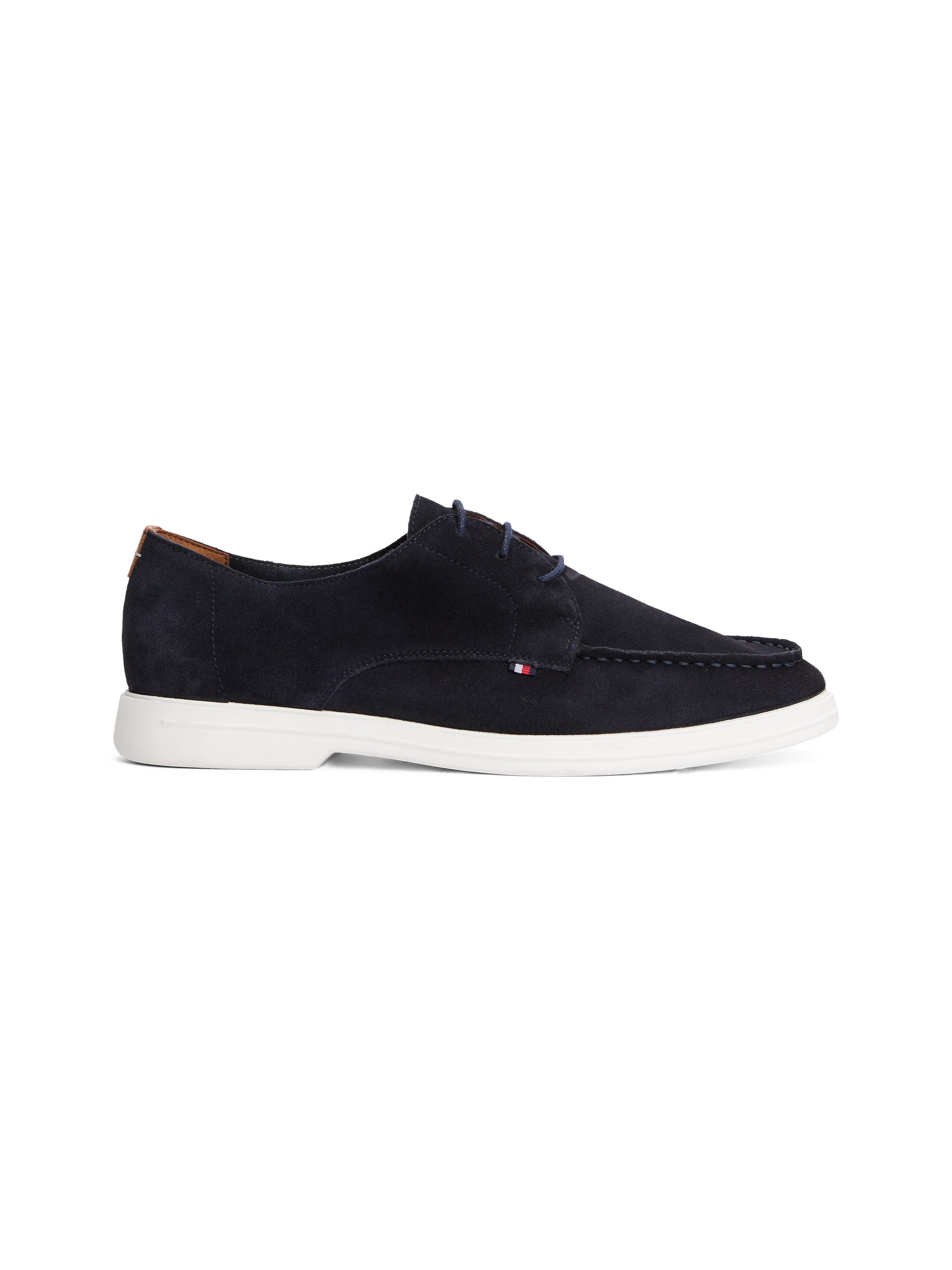 Tommy Hilfiger TOMMY HILFIGER SUEDE MOC T DERBY Schnürschuh, Schnürschuh, Halbschuh, Businesschuh mit Mokassin-Naht