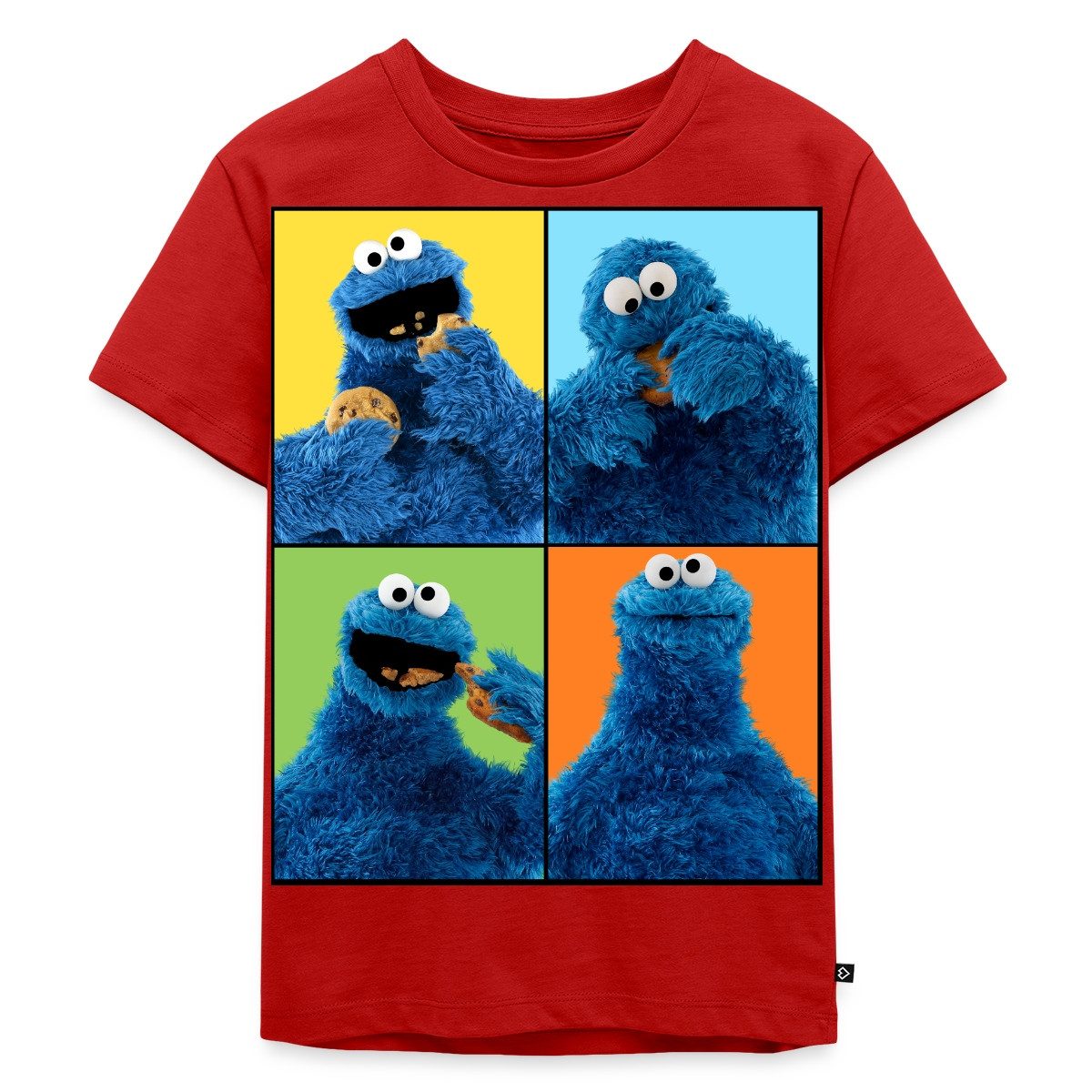 T-Shirt Sesamstraße Krümelmonster Posen Kinder Premium T-Shirt