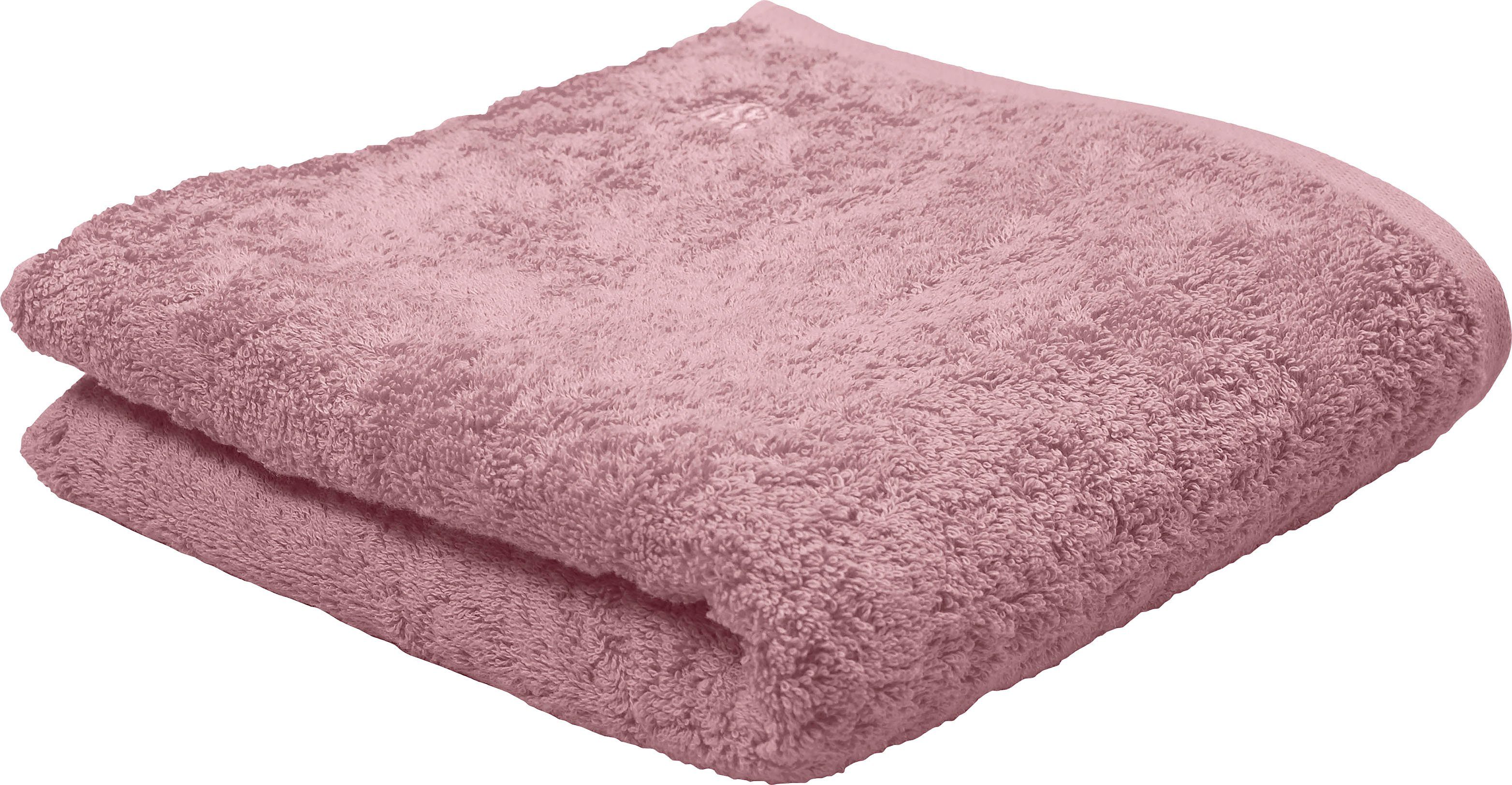 ROSS Duschtuch Vita Frottier (1-St), Bestickung ROSS-Emblem mehr