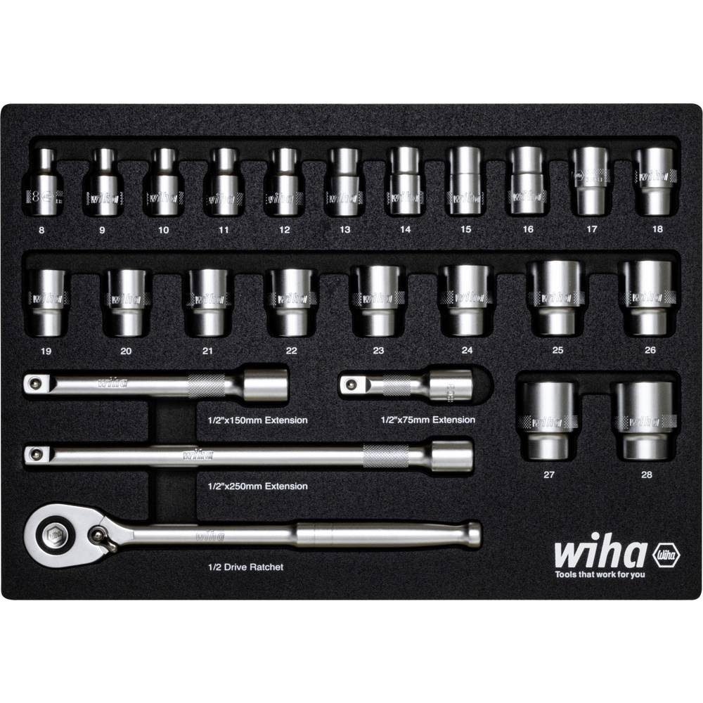Wiha Ratsche Трещоткиschlüssel Set 1/2″ 25-tlg