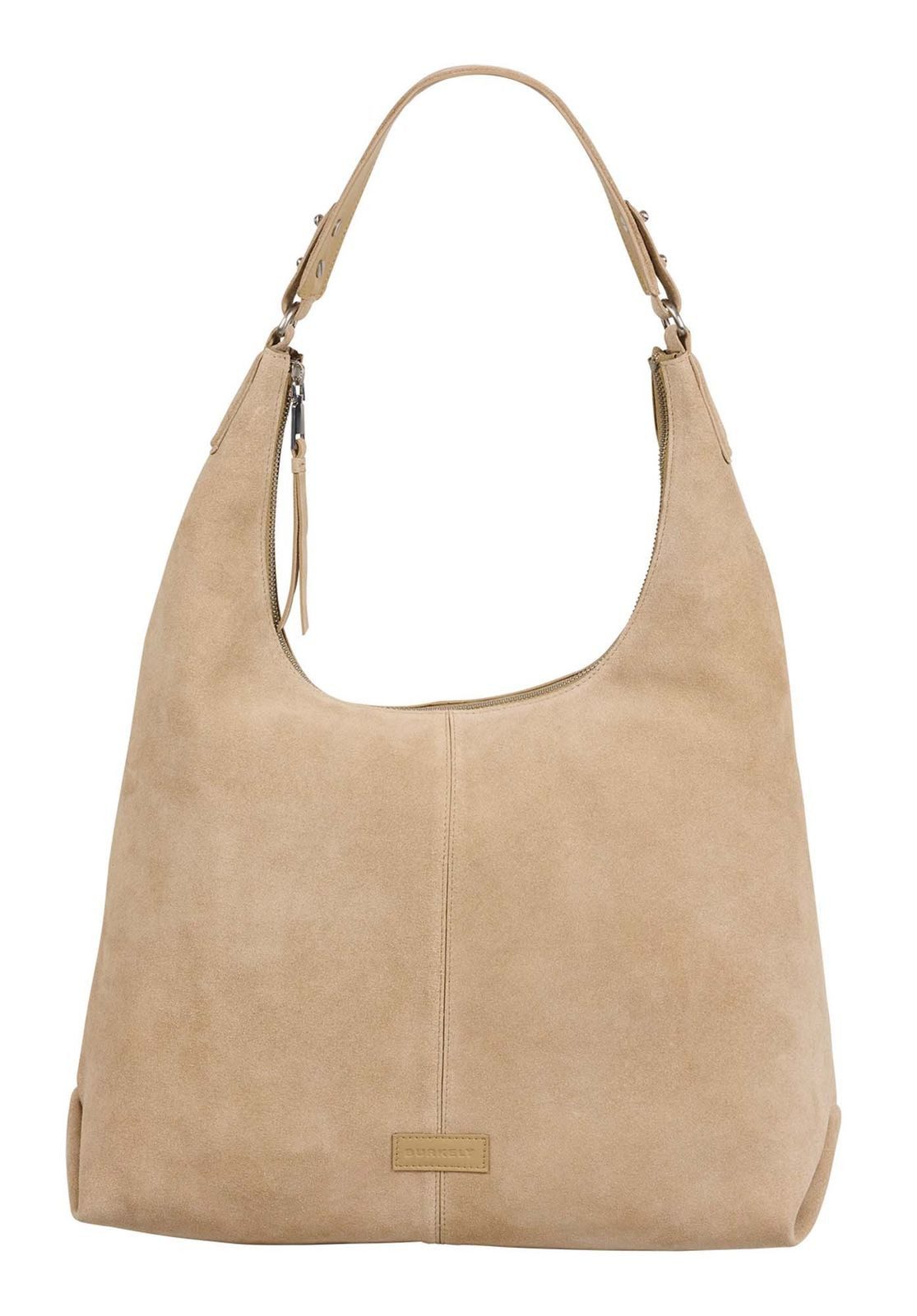 Burkely Schultertasche Hobo Bag, aus echtem Leder
