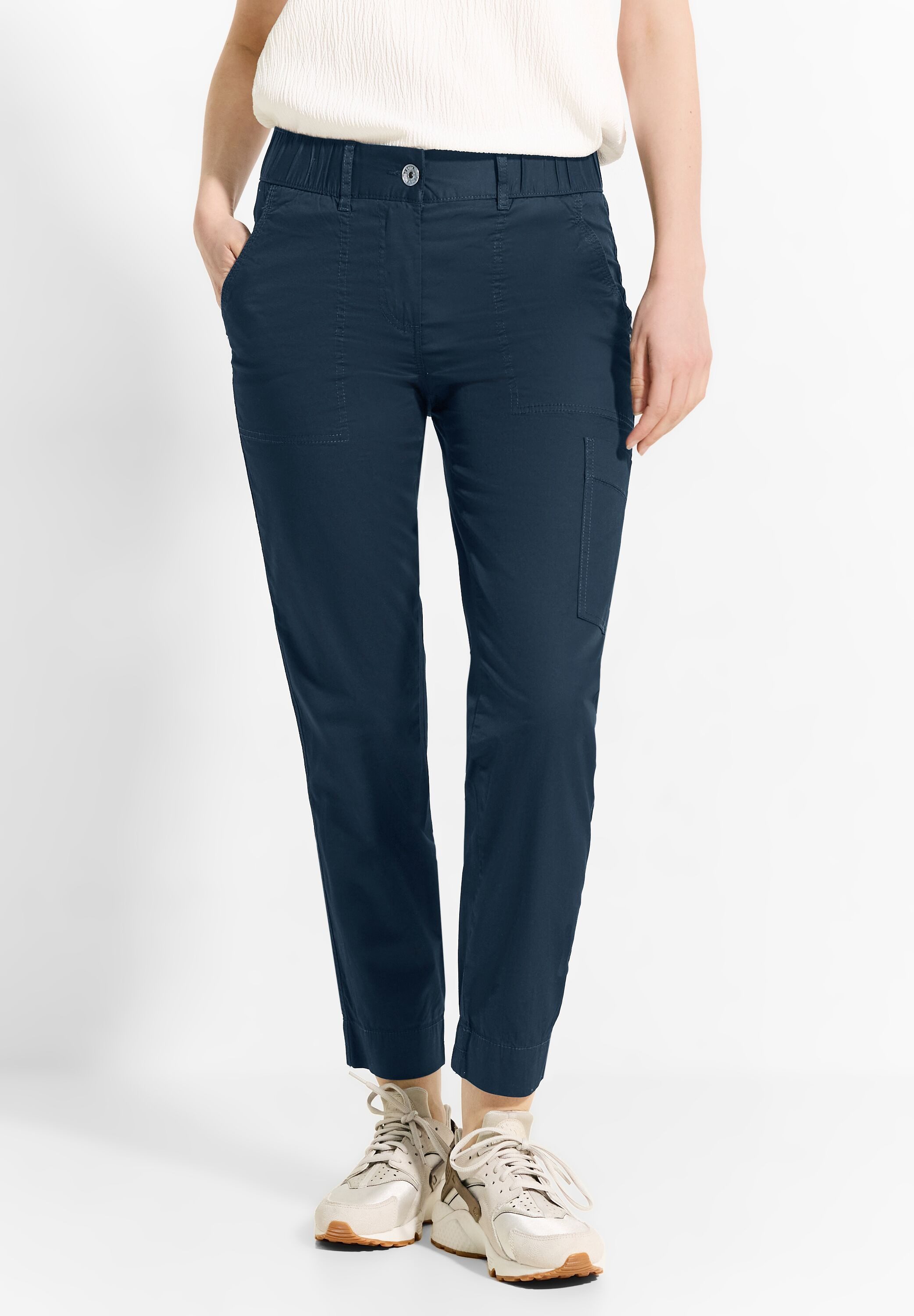 CECIL Cargohose aus Baumwolle mit Stretchanteil