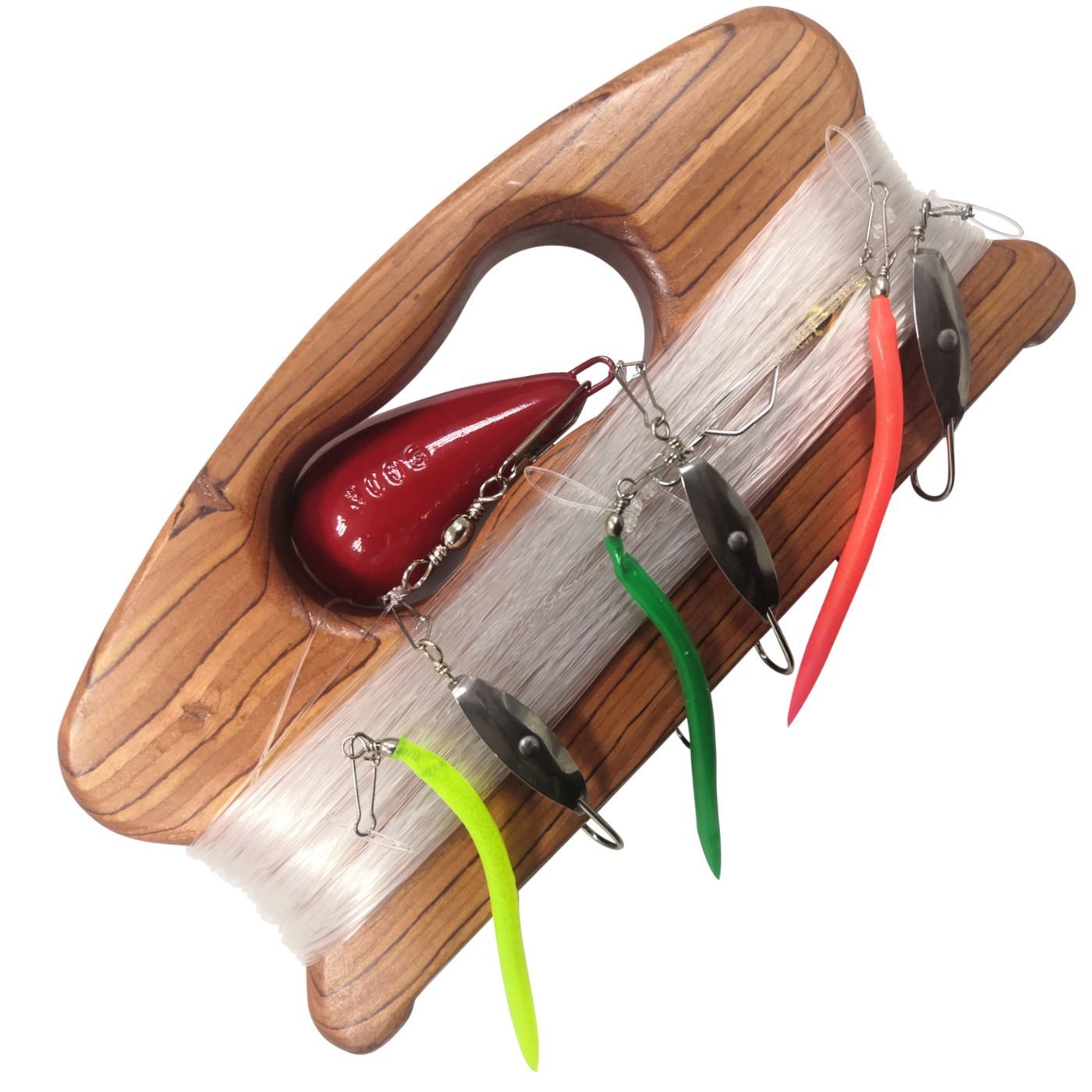 Solvkroken Fishing Kunstköder Solvkroken Fiskeharpa aus Holz Nr. 1 - Meeresvorfach