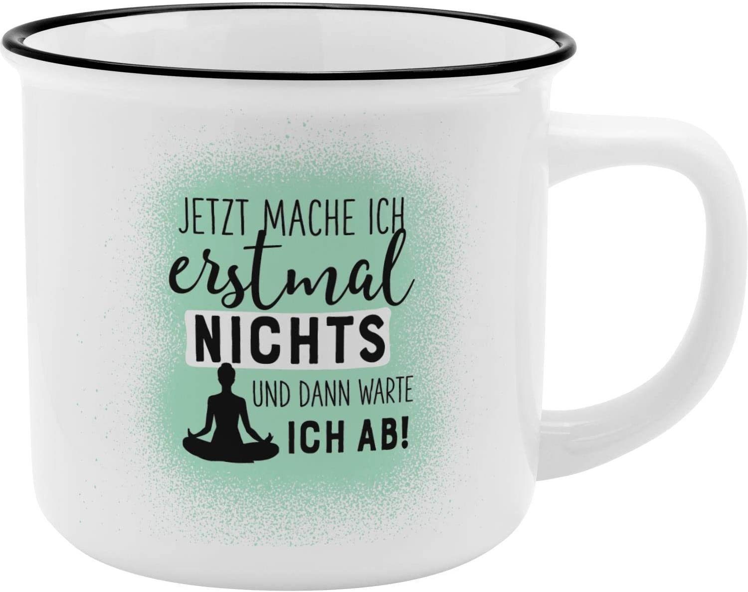 Sheepworld Tasse Tasse Becher Lieblingsbecher Sheepworld Bürotasse Porzellan Nichts, Kaffeetasse