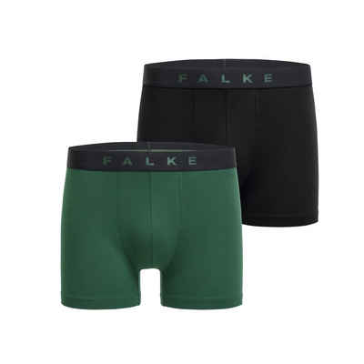 FALKE Boxershorts 2-Pack Softe Baumwolle mit Elasthan
