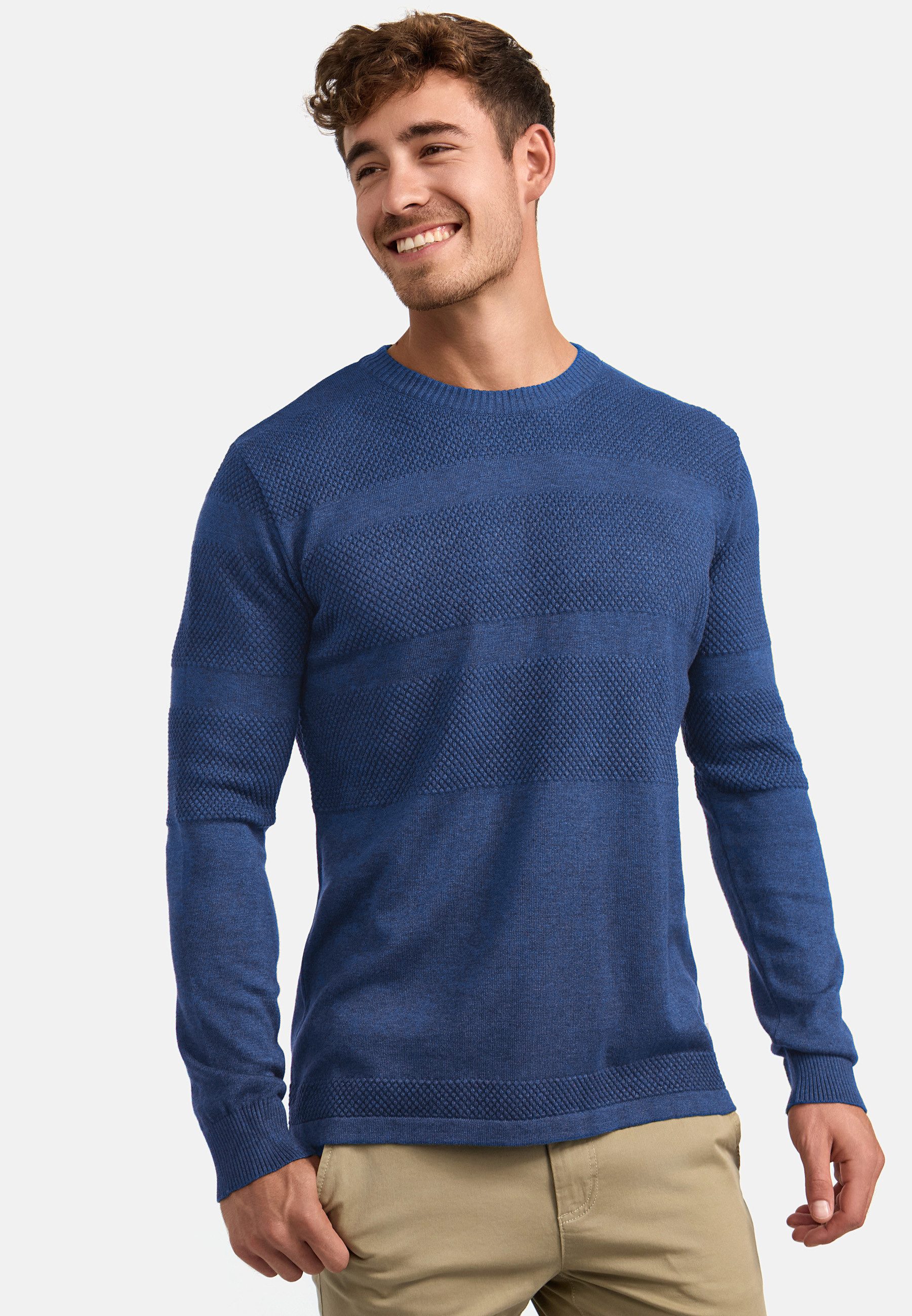 Kronstadt Strickpullover Herren KSHannes Pullover Herrenpullover Feinstrickpullover mit Rundhalsausschnitt