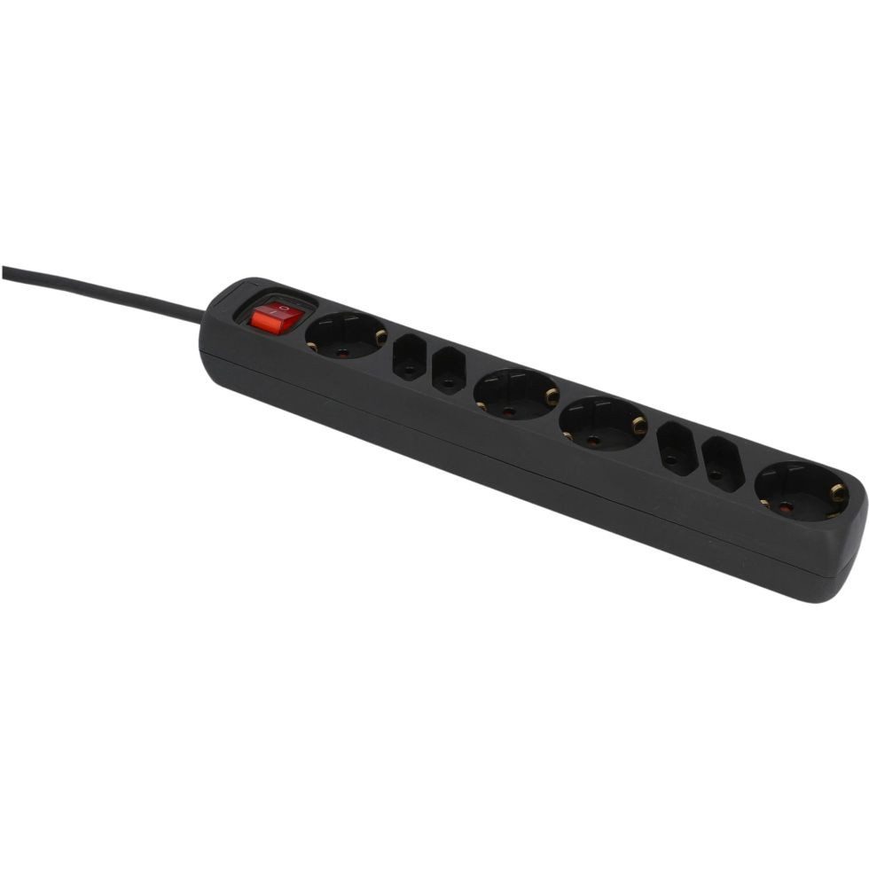UNITEC Unitec Steckdosenleiste 4+4-fach 1,4m mit Steckdosenleiste
