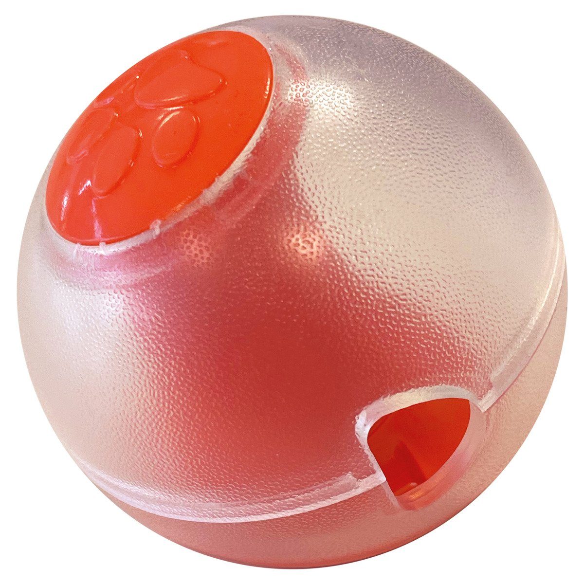 Tierball Hundespielzeug Snackball Giggle orange