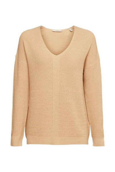 edc by Esprit Sweatshirt vneck sweater, CREAM BEIGE