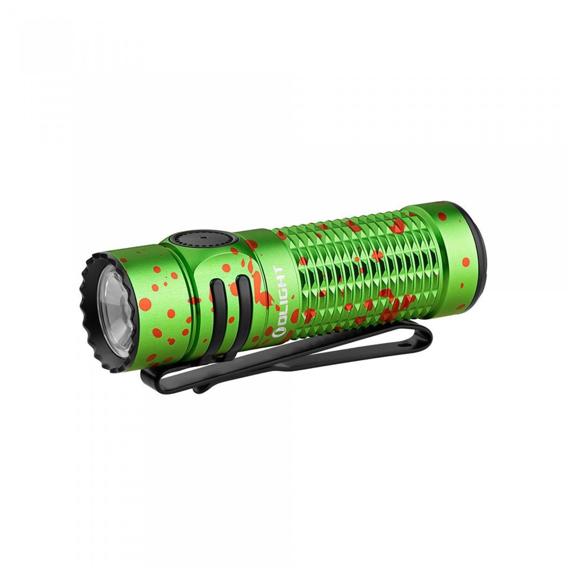 OLIGHT Taschenlampe Warrior Nano Taschenlampe für Alltag & taktischen Einsatz Zombie Green